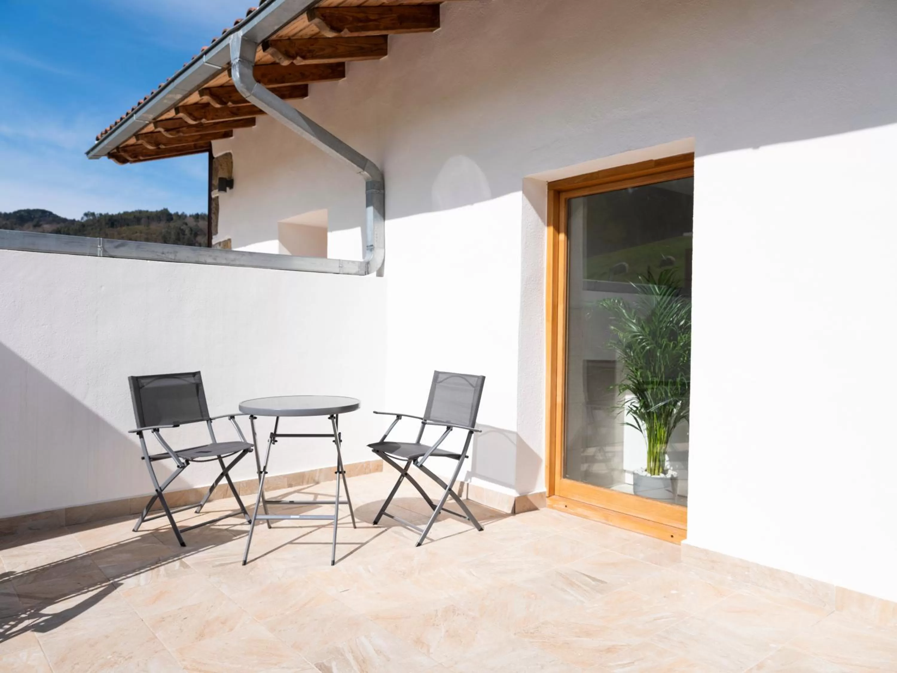 Balcony/Terrace in Hotel Nafarrola - Gastronomy & Wine