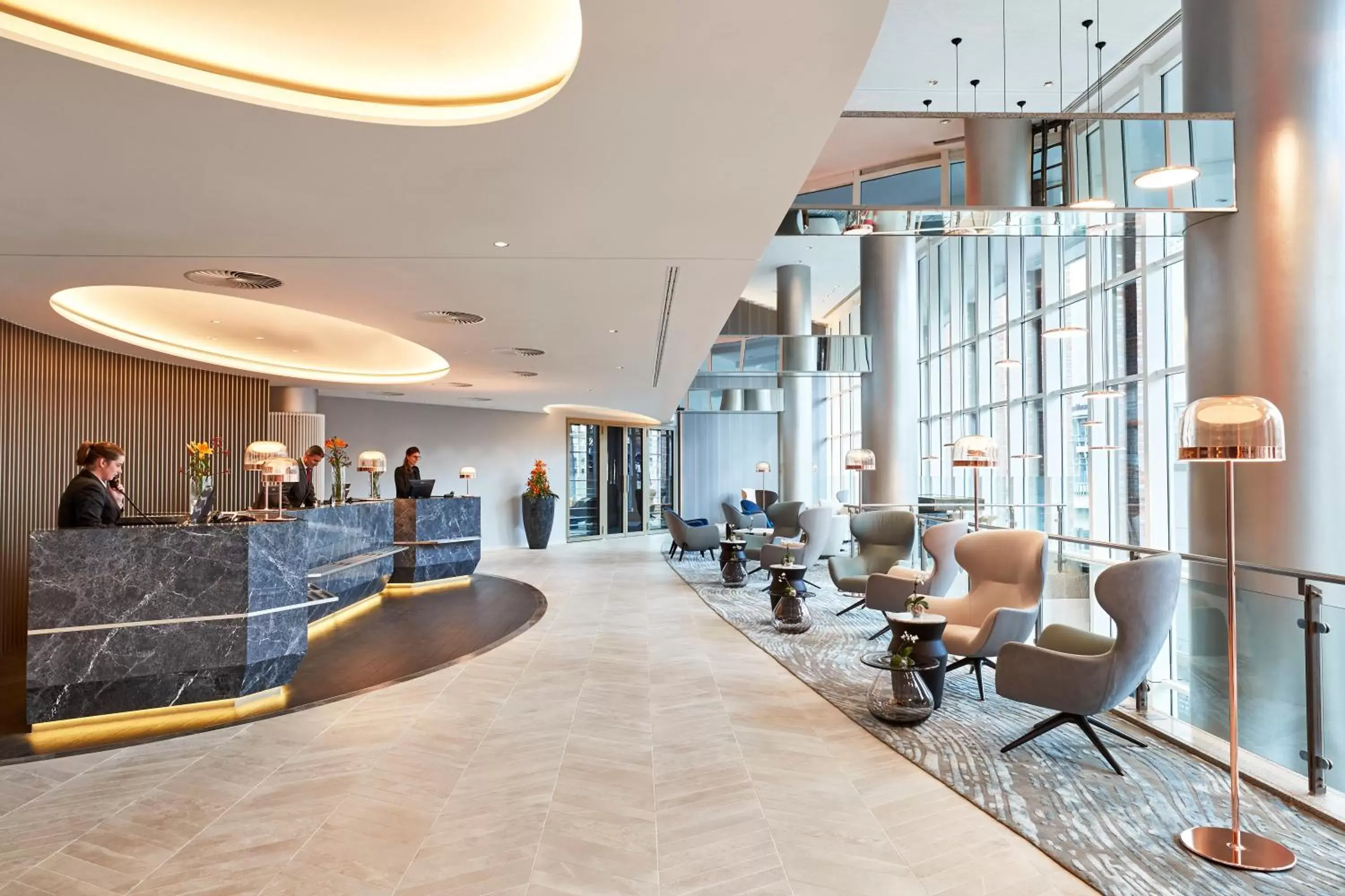 Lobby or reception, Lobby/Reception in Steigenberger Hotel Hamburg