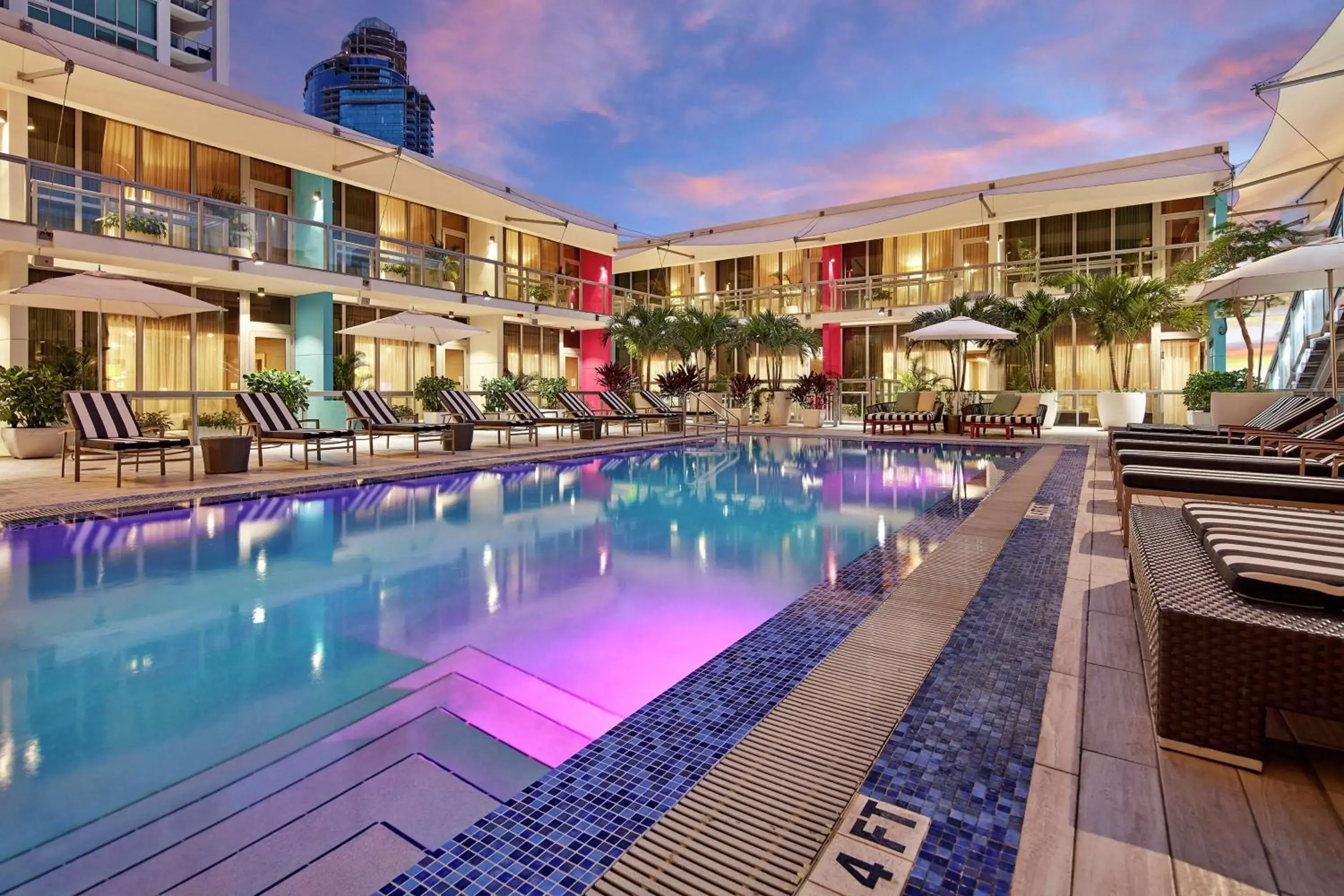 Property building, Swimming Pool in The Gabriel Miami Downtown, Curio Collection by Hilton