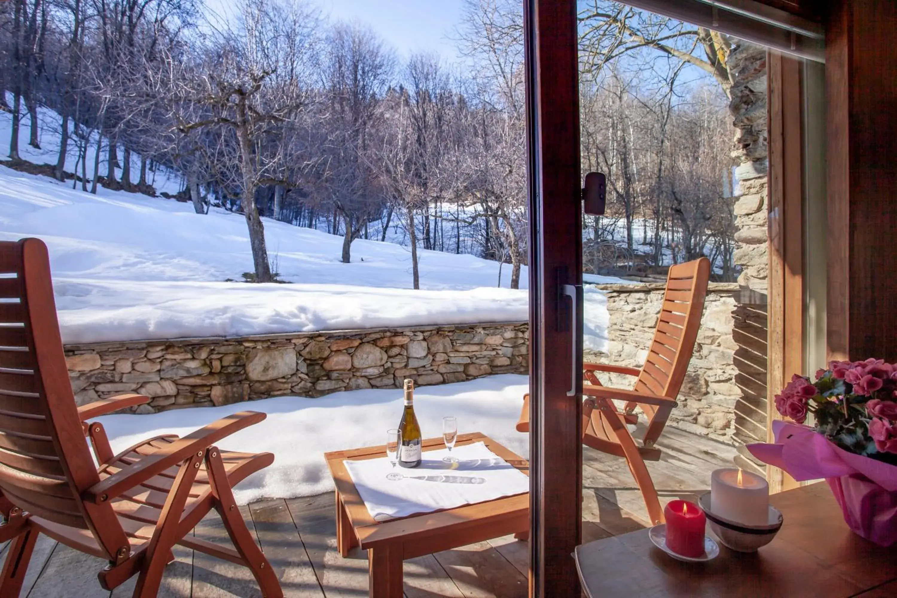 Patio, Winter in AGRITURISMO IL SOGNO DELLA VITA RESORT