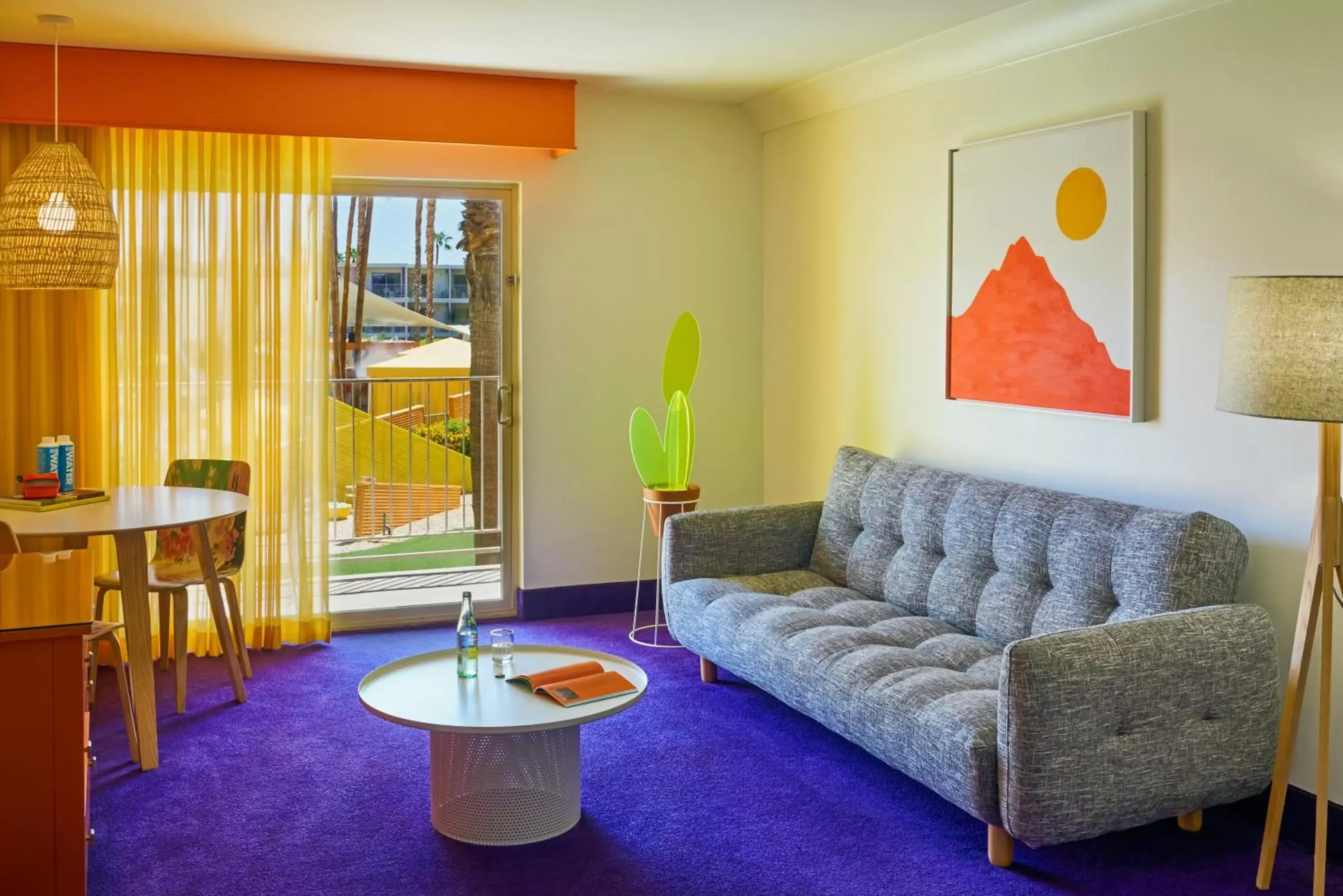 Living room, Seating Area in The Saguaro Palm Springs