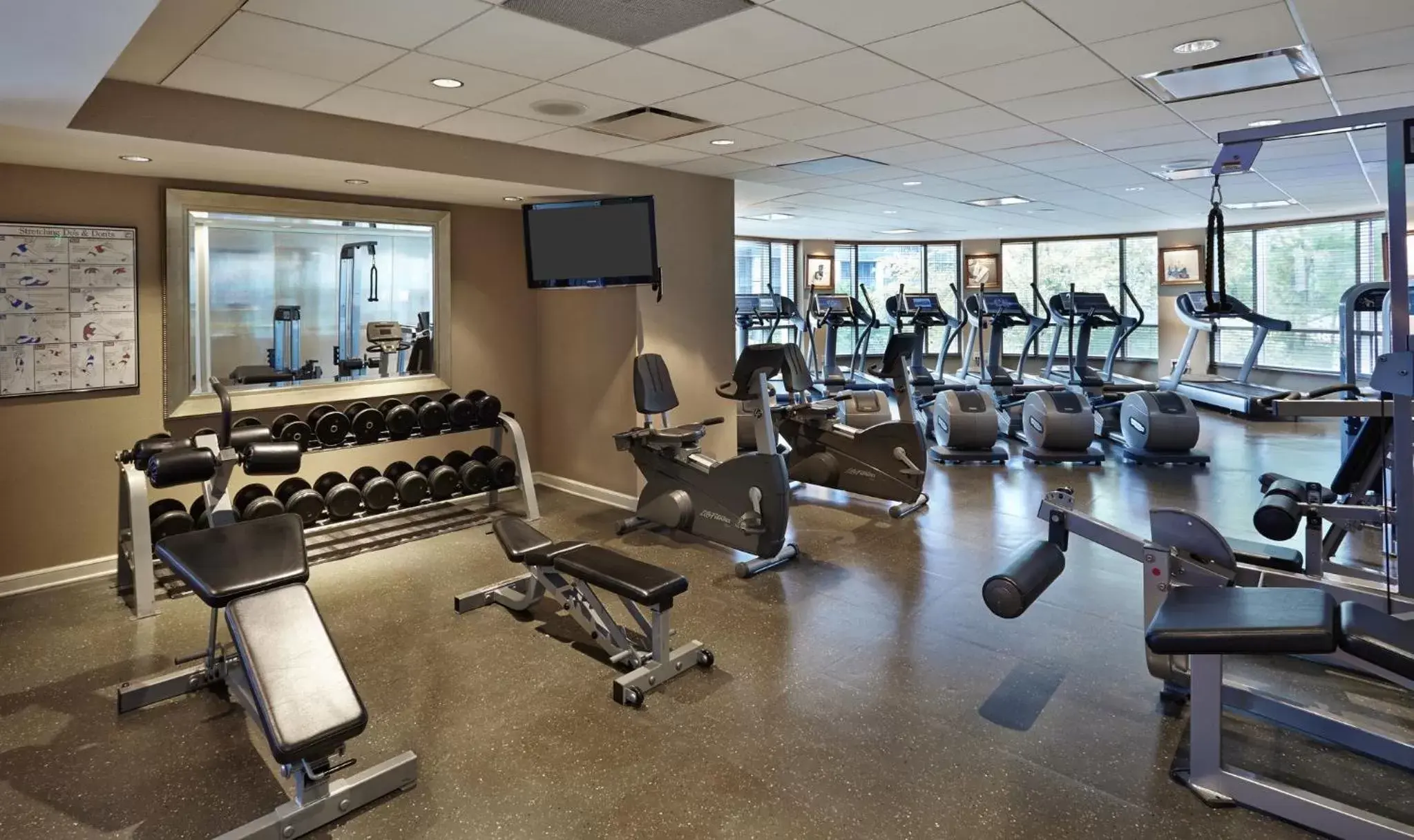 Fitness centre/facilities, Fitness Center/Facilities in InterContinental Buckhead Atlanta, an IHG Hotel