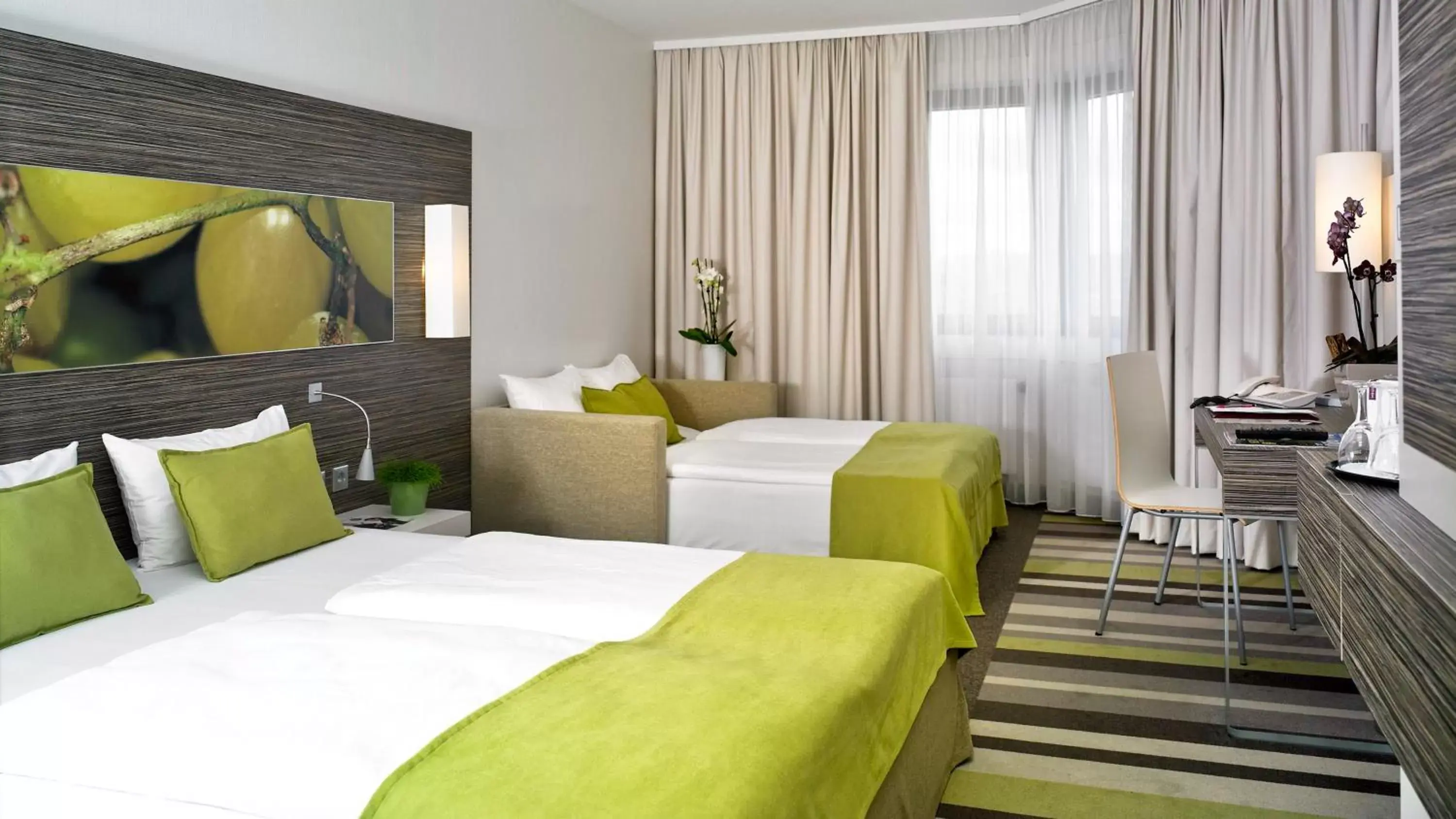Bed in Mercure Hotel Koblenz