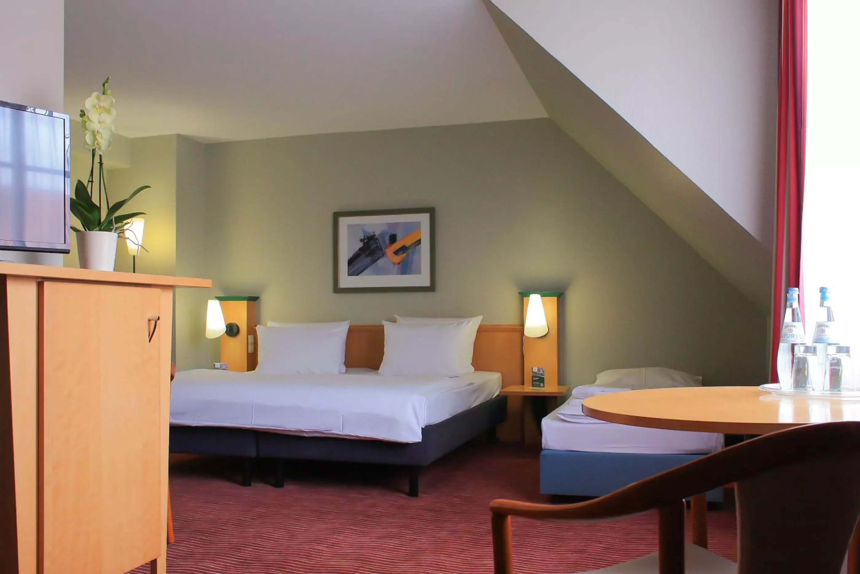 Bed in HKK Hotel Wernigerode