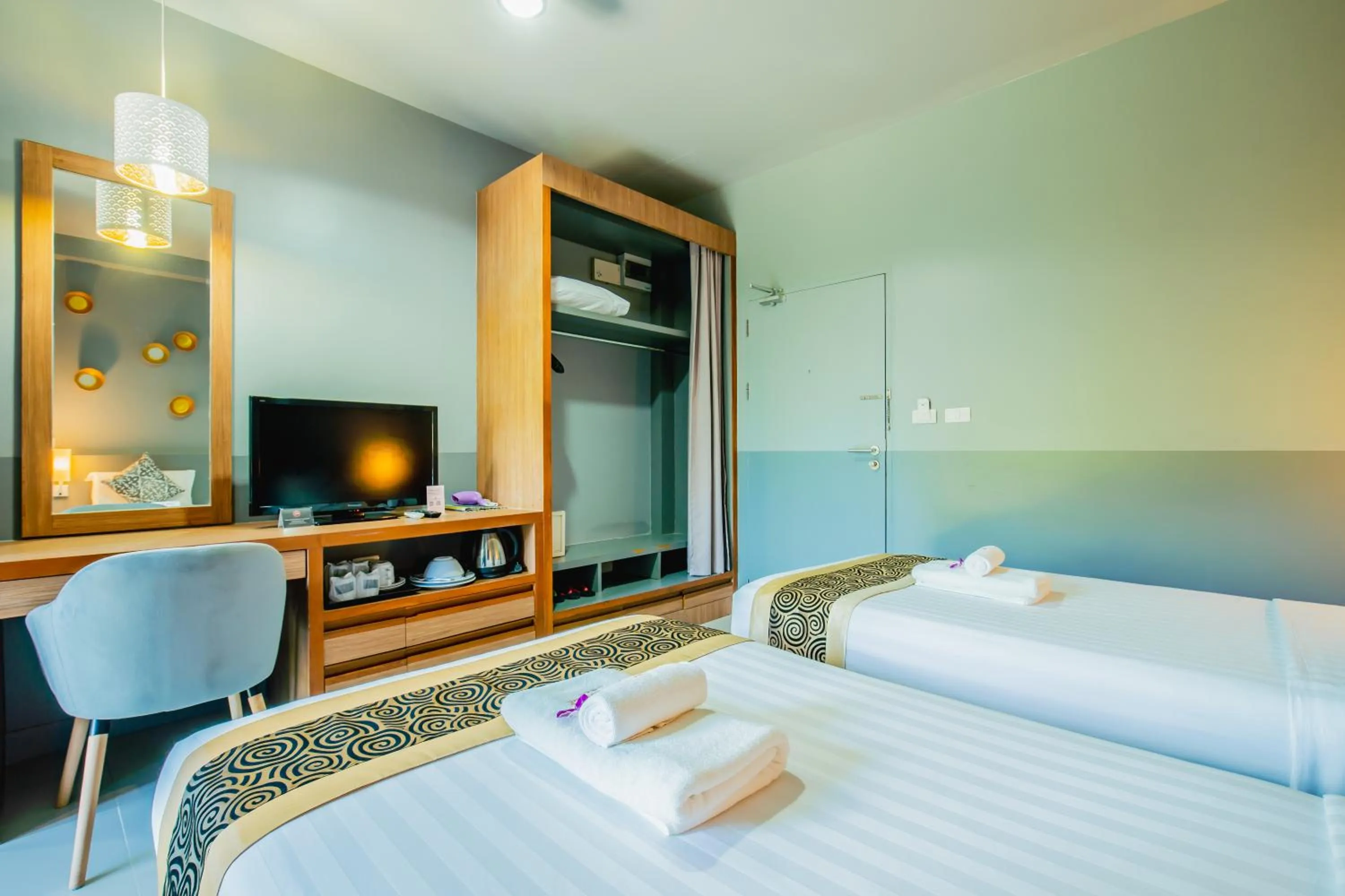 TV and multimedia, Bed in The Rubber Hotel Phuket