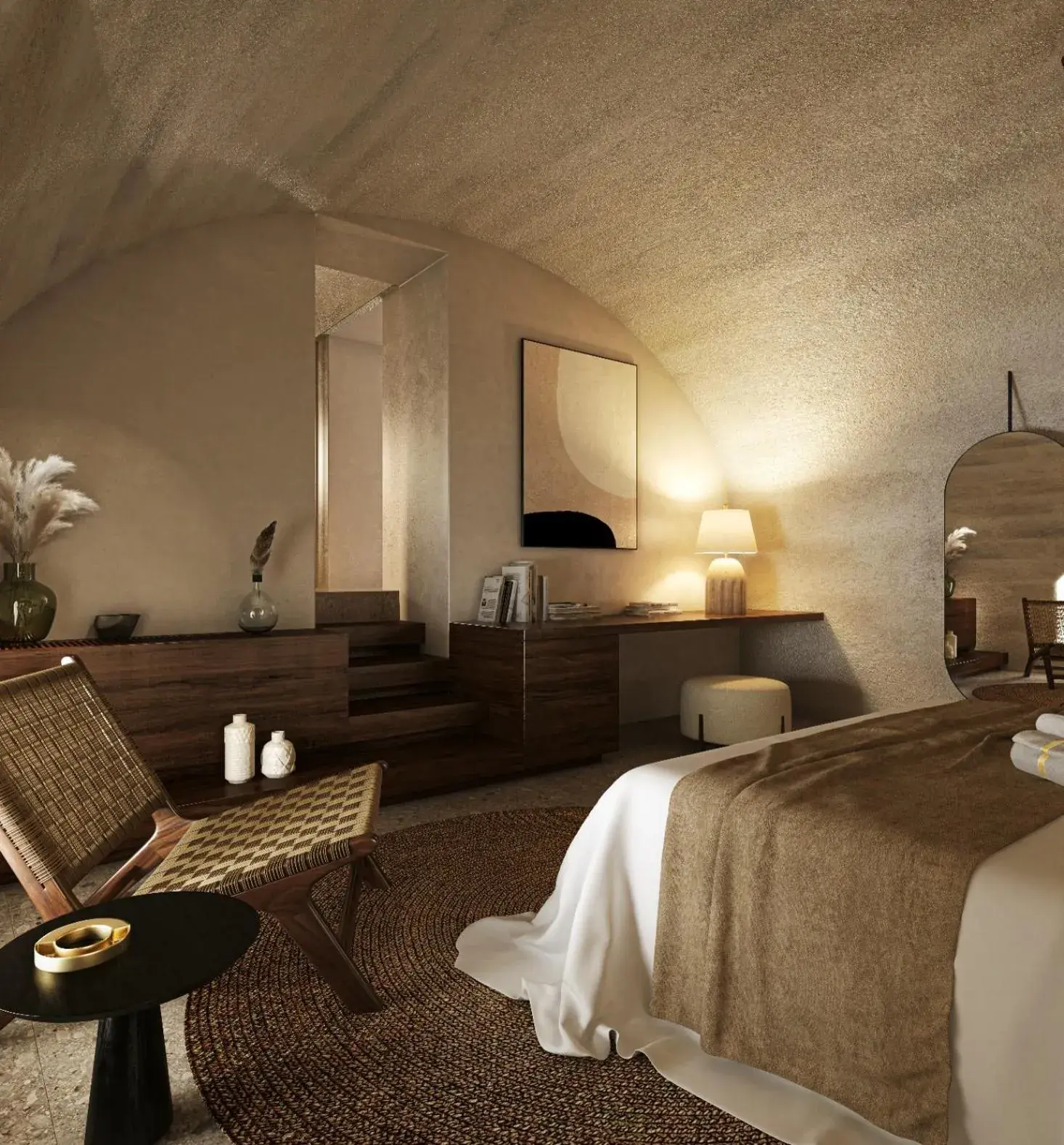 Bed in Hotel La Casa Di Lucio