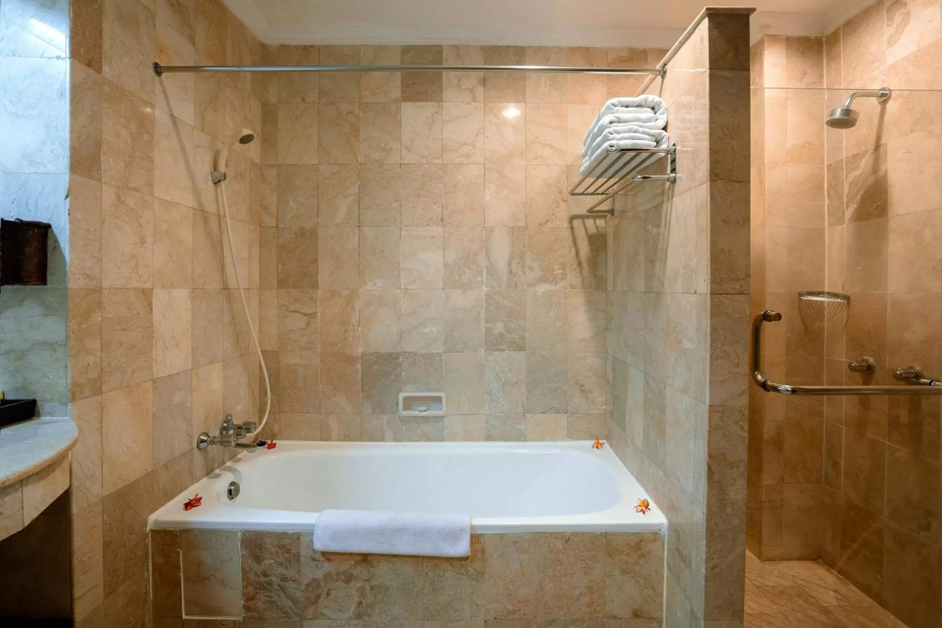 Bath, Bathroom in Hotel Kumala Pantai - CHSE Certified