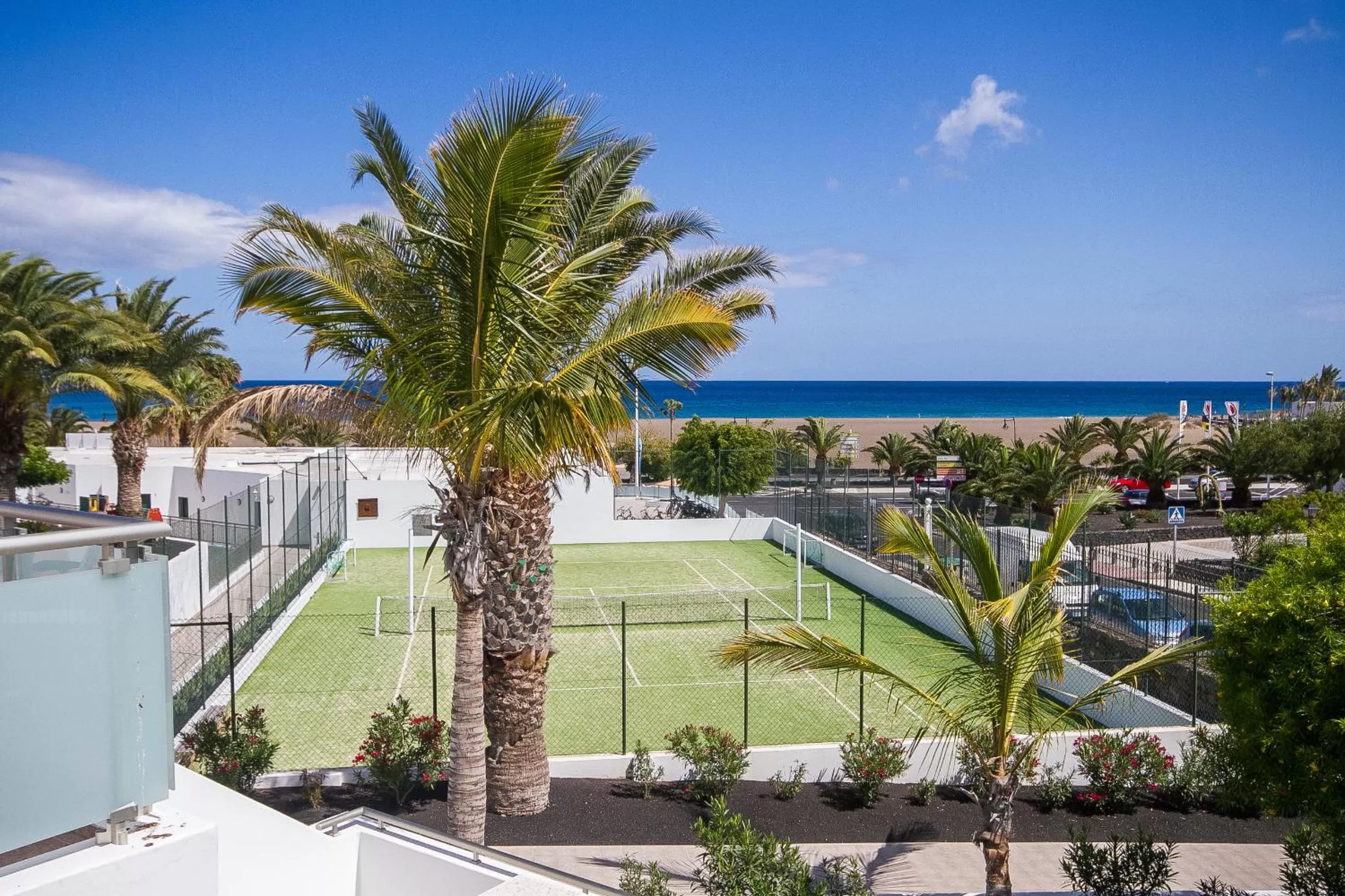 Tennis court in Hotel Lanzarote Village