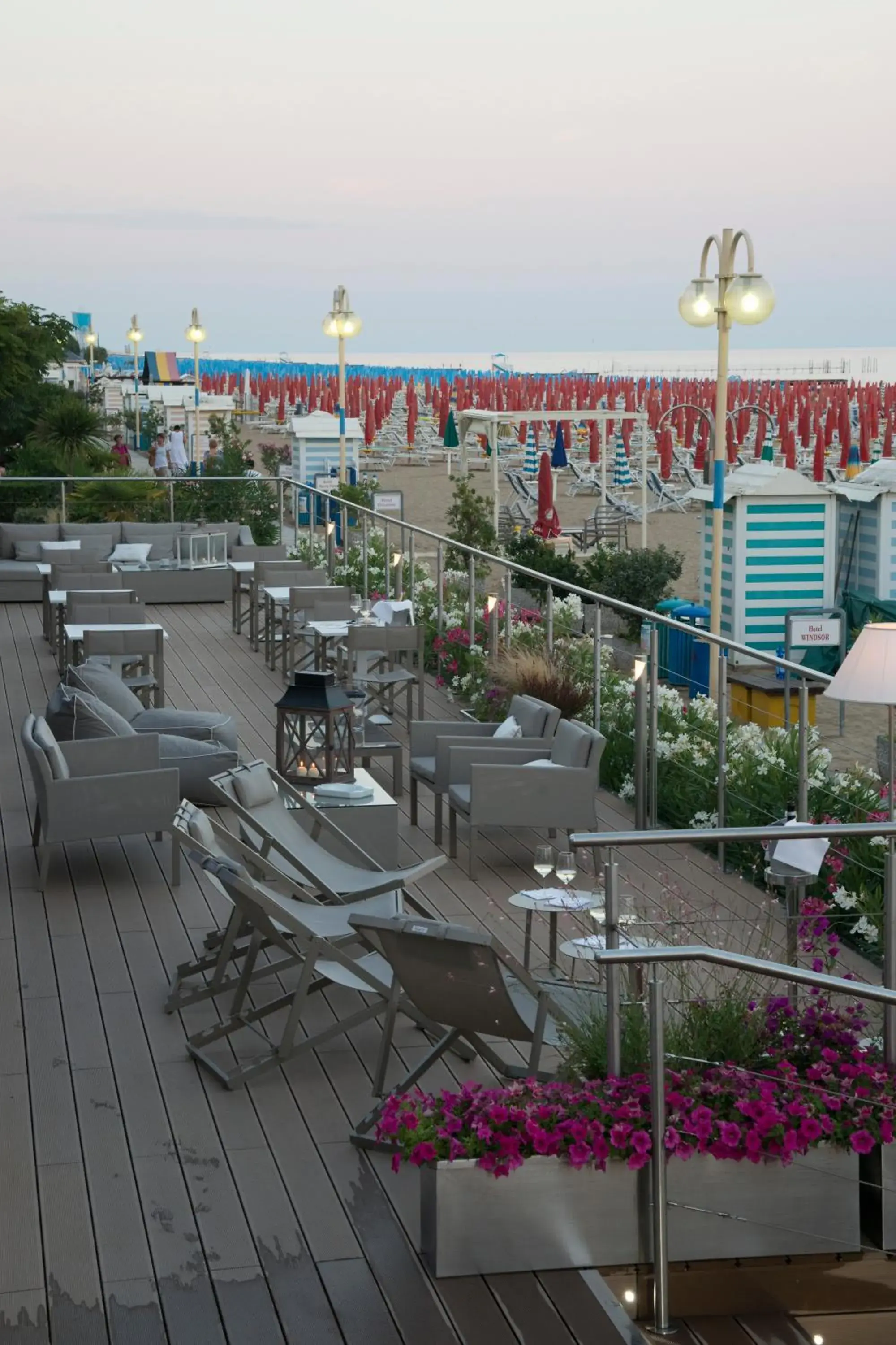 Patio in Hotels Vidi Miramare & Delfino