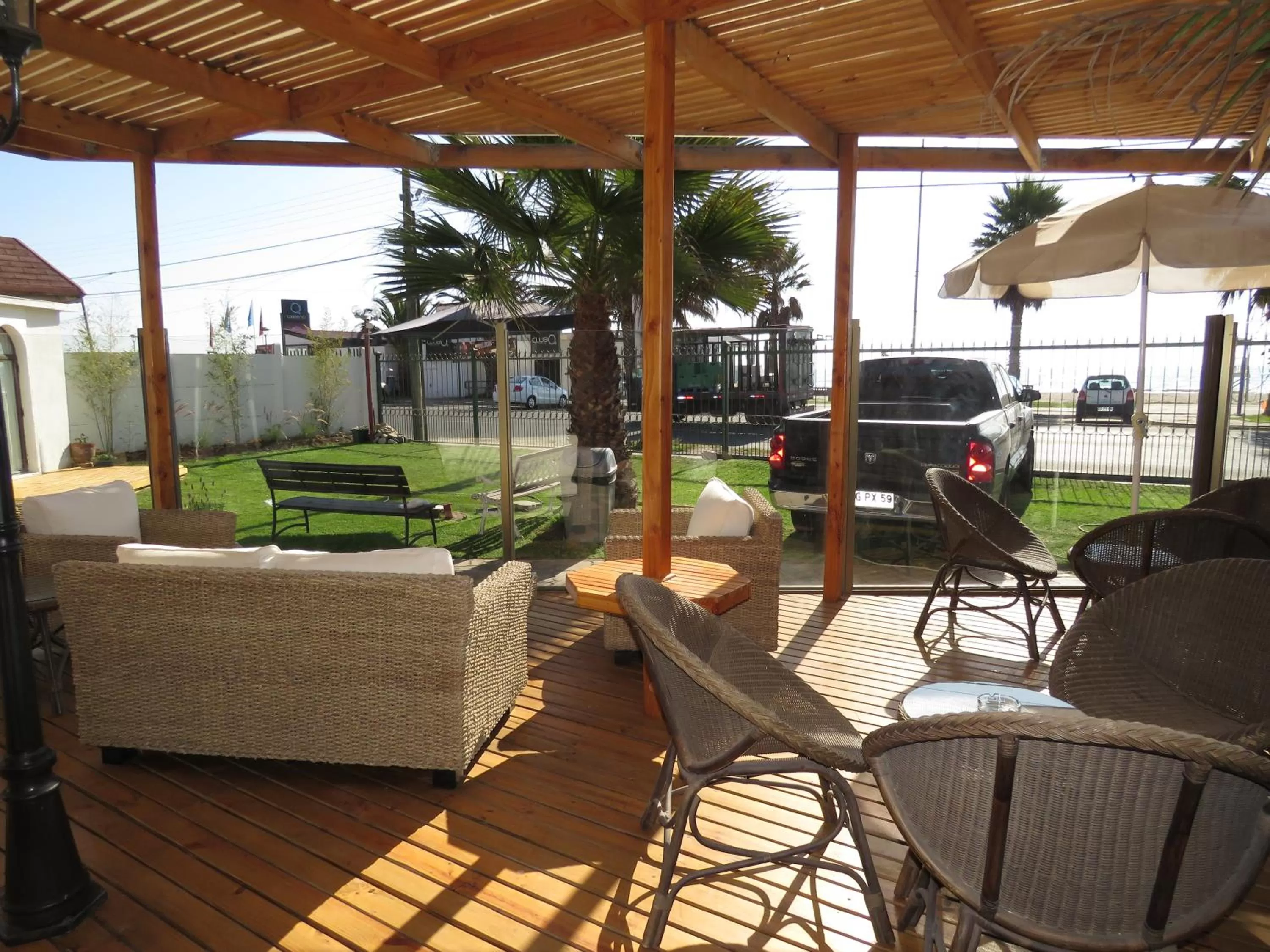 Patio in Hotel La Fuente