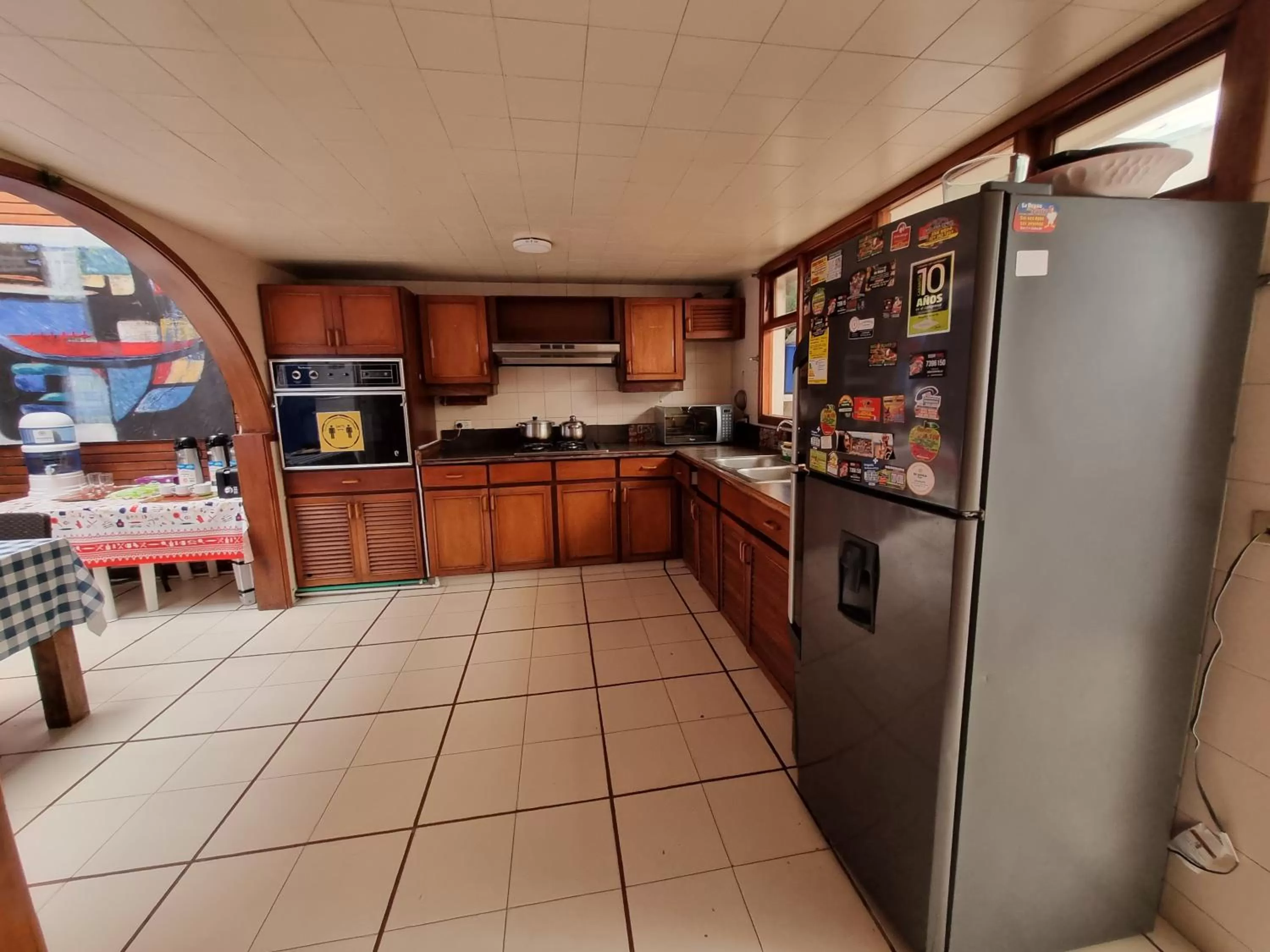 Kitchen/Kitchenette in acogedor Hostal usaquen la parada del tren