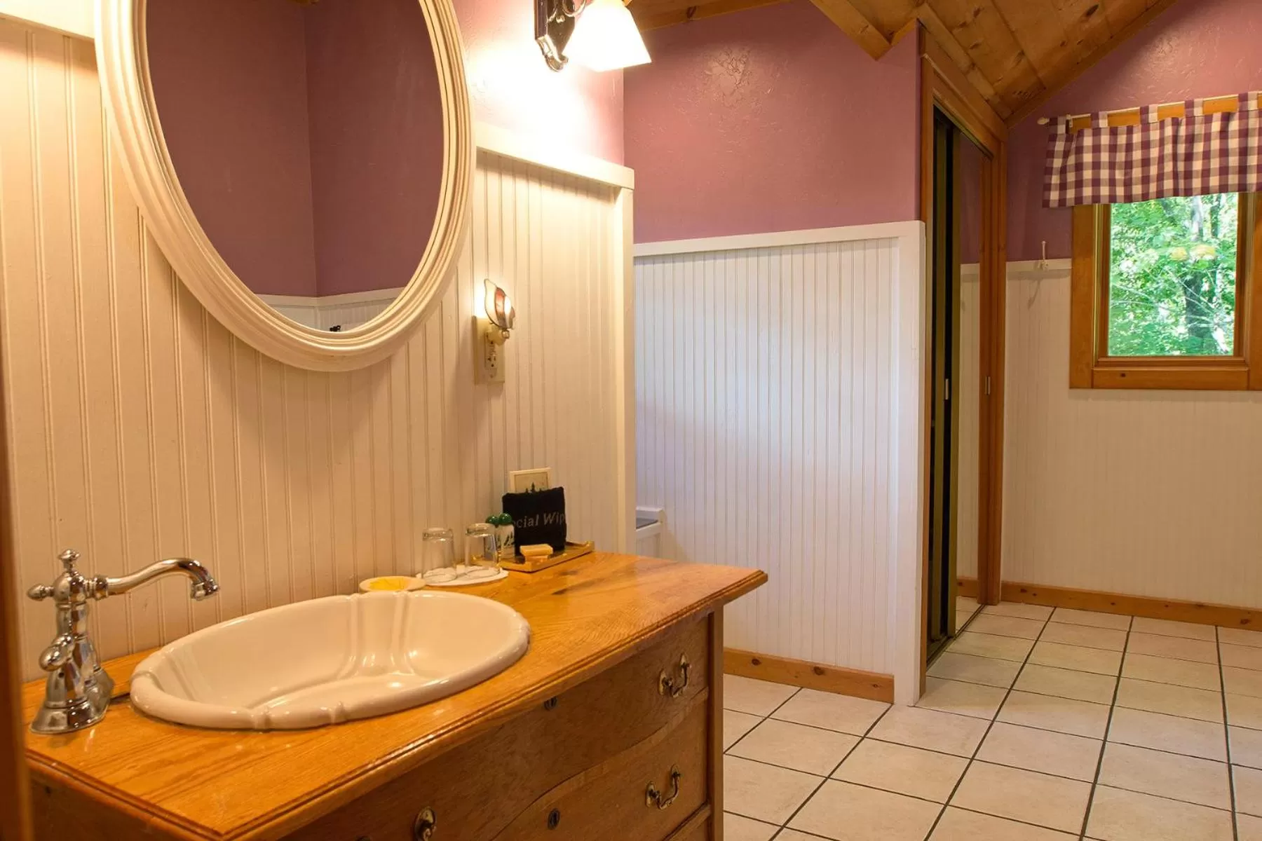 Bathroom in Lazy Bear Lodge