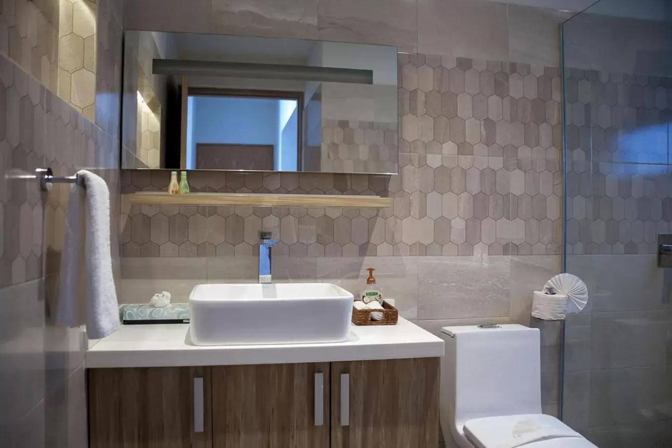 Bathroom in Opal Suites Apartments