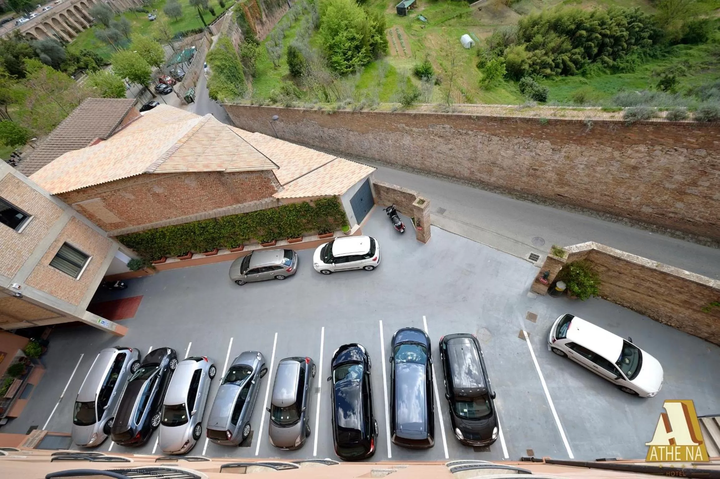 Property building in Hotel Athena