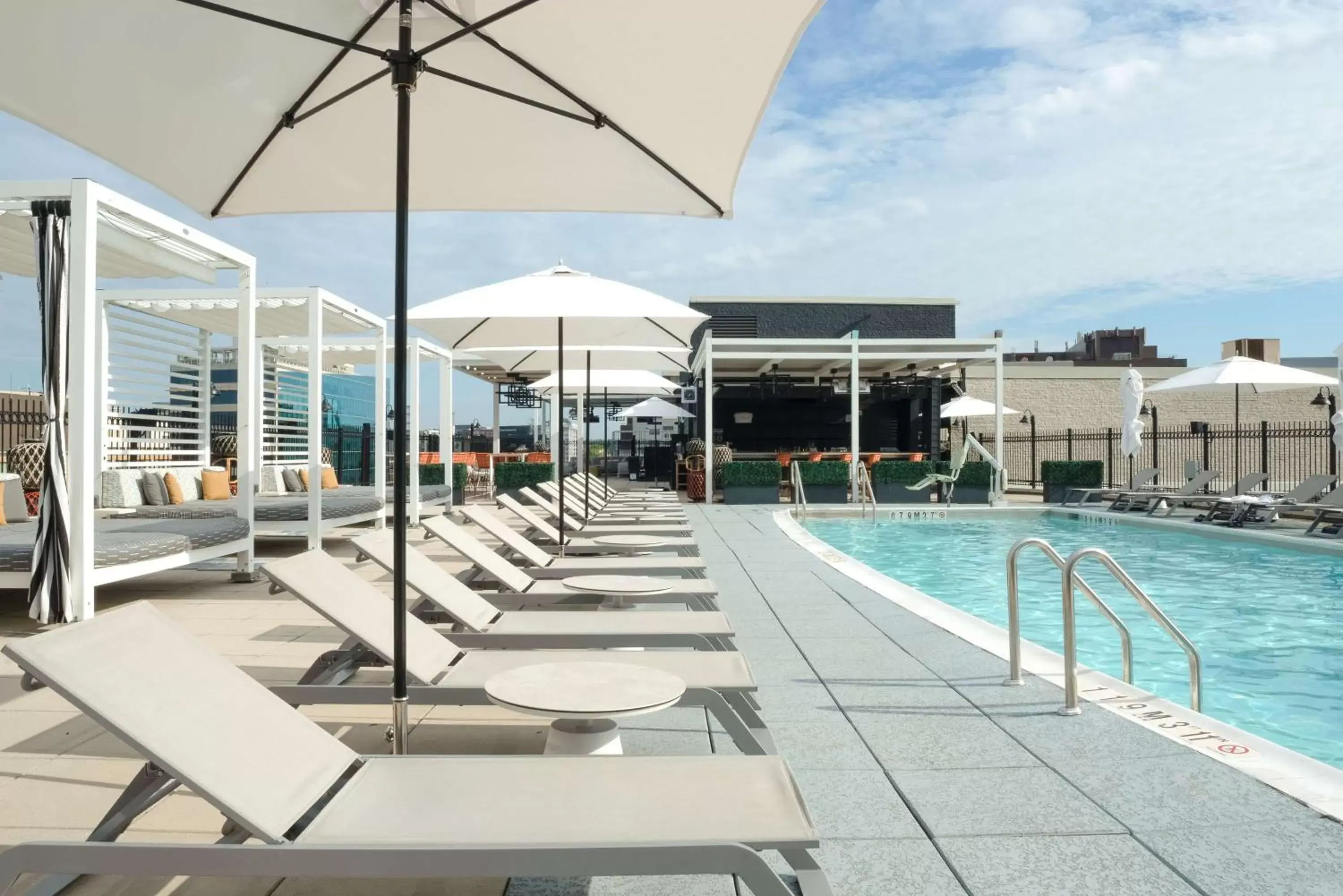 Lounge or bar, Swimming Pool in YOTEL Washington DC