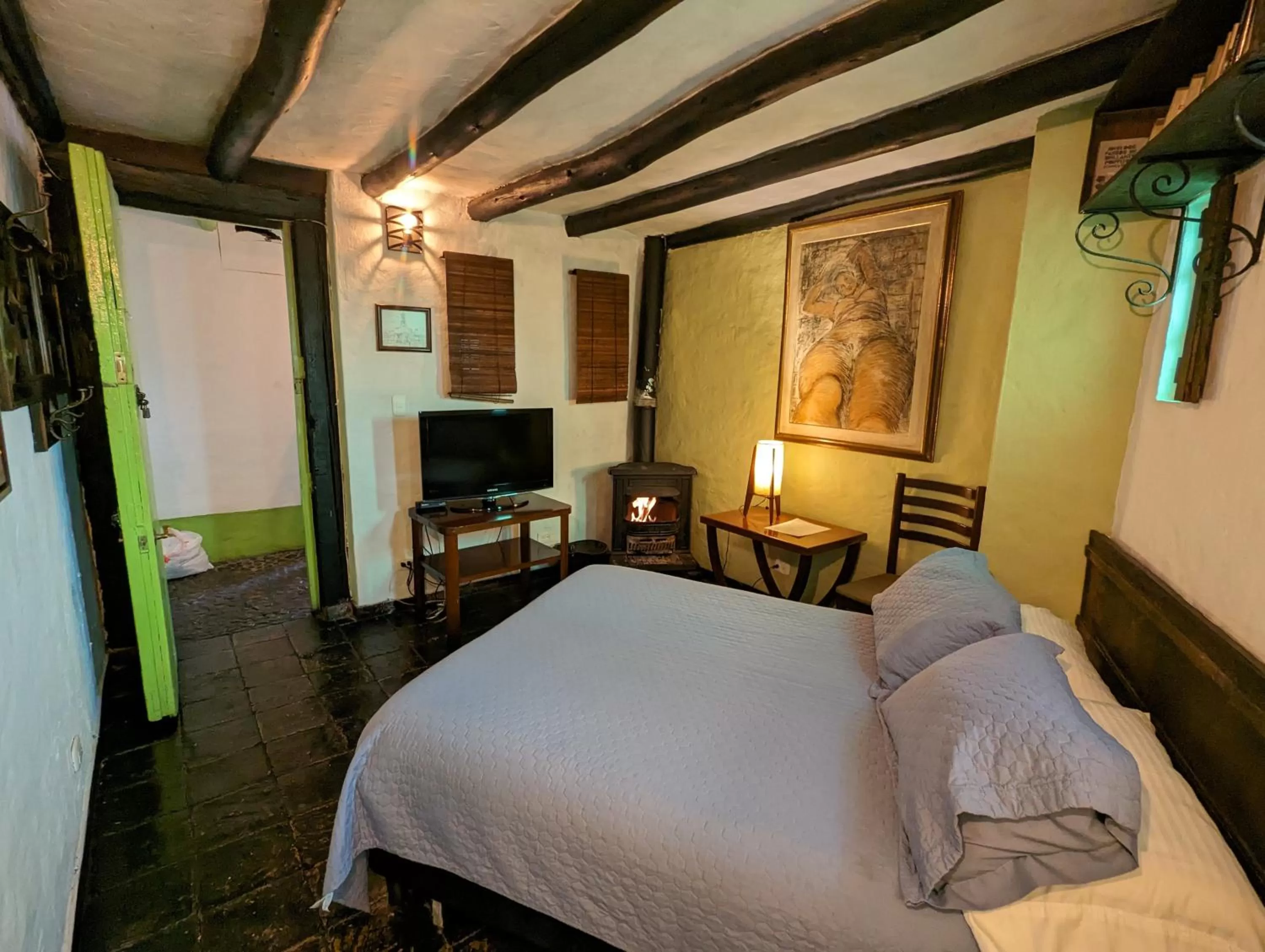 Bedroom in Posada Cafe La Huerta