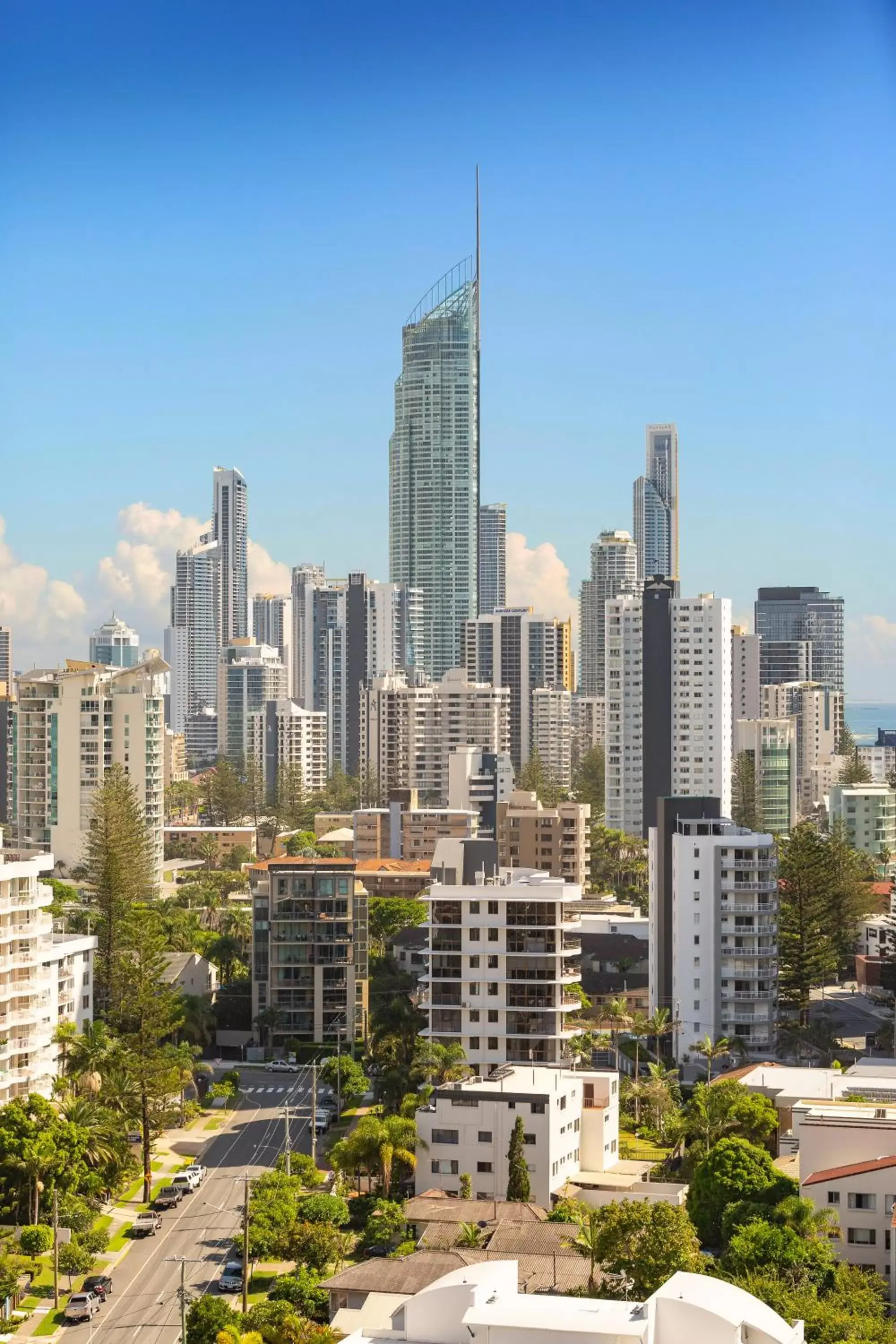 City view in Vue Broadbeach