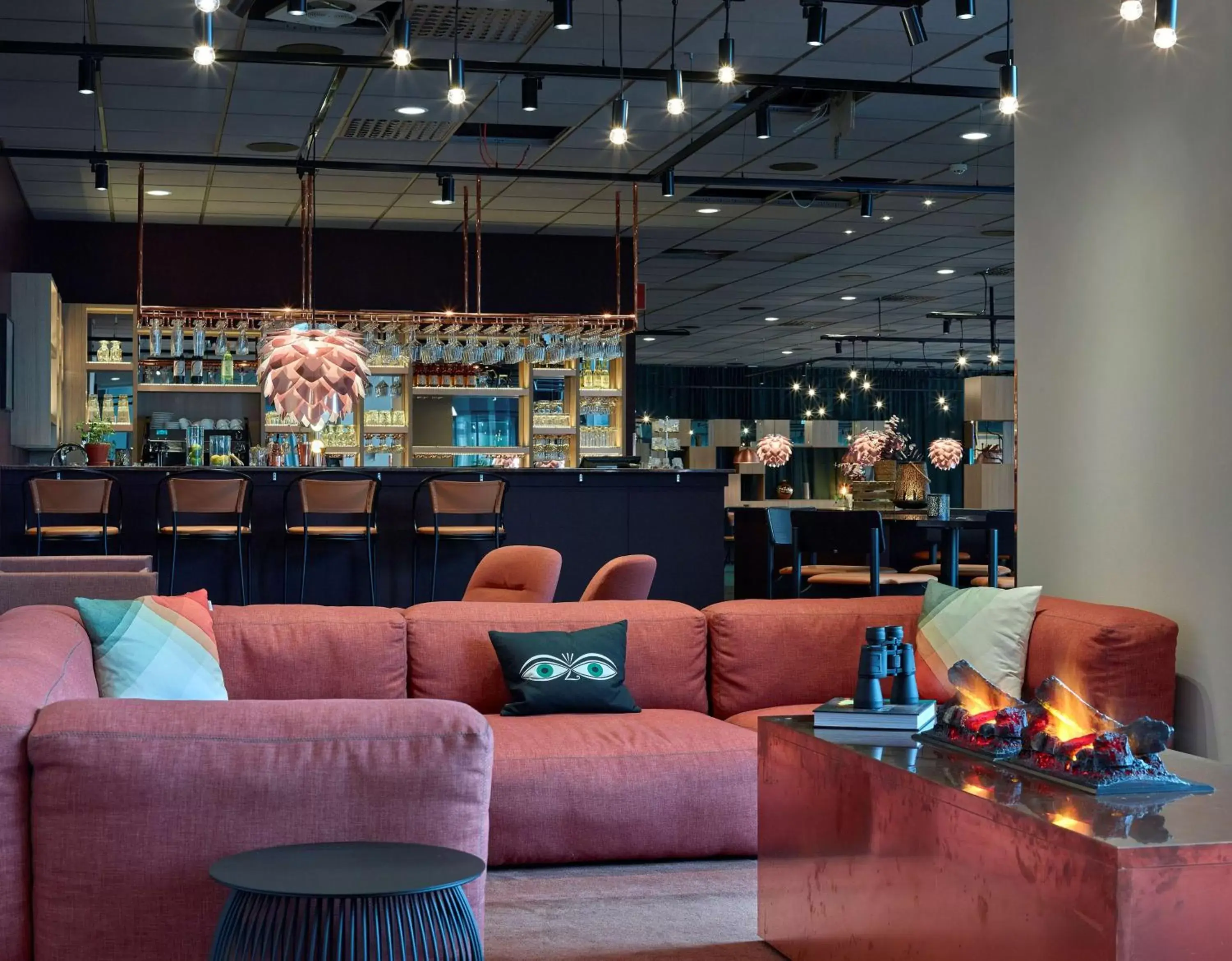 Lobby or reception, Lounge/Bar in Scandic Örnsköldsvik