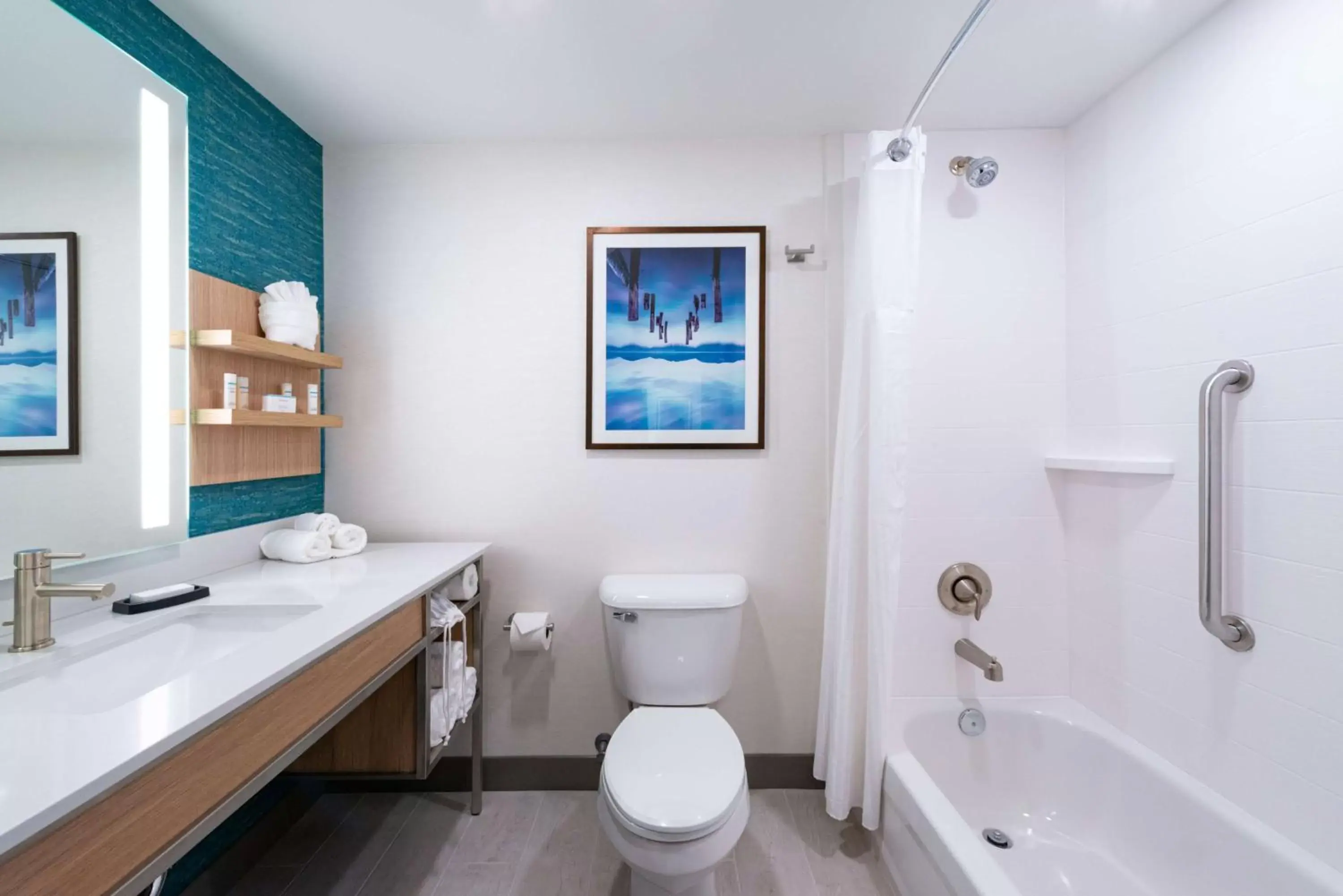Bathroom in Hilton Garden Inn Seattle Lynnwood, Wa