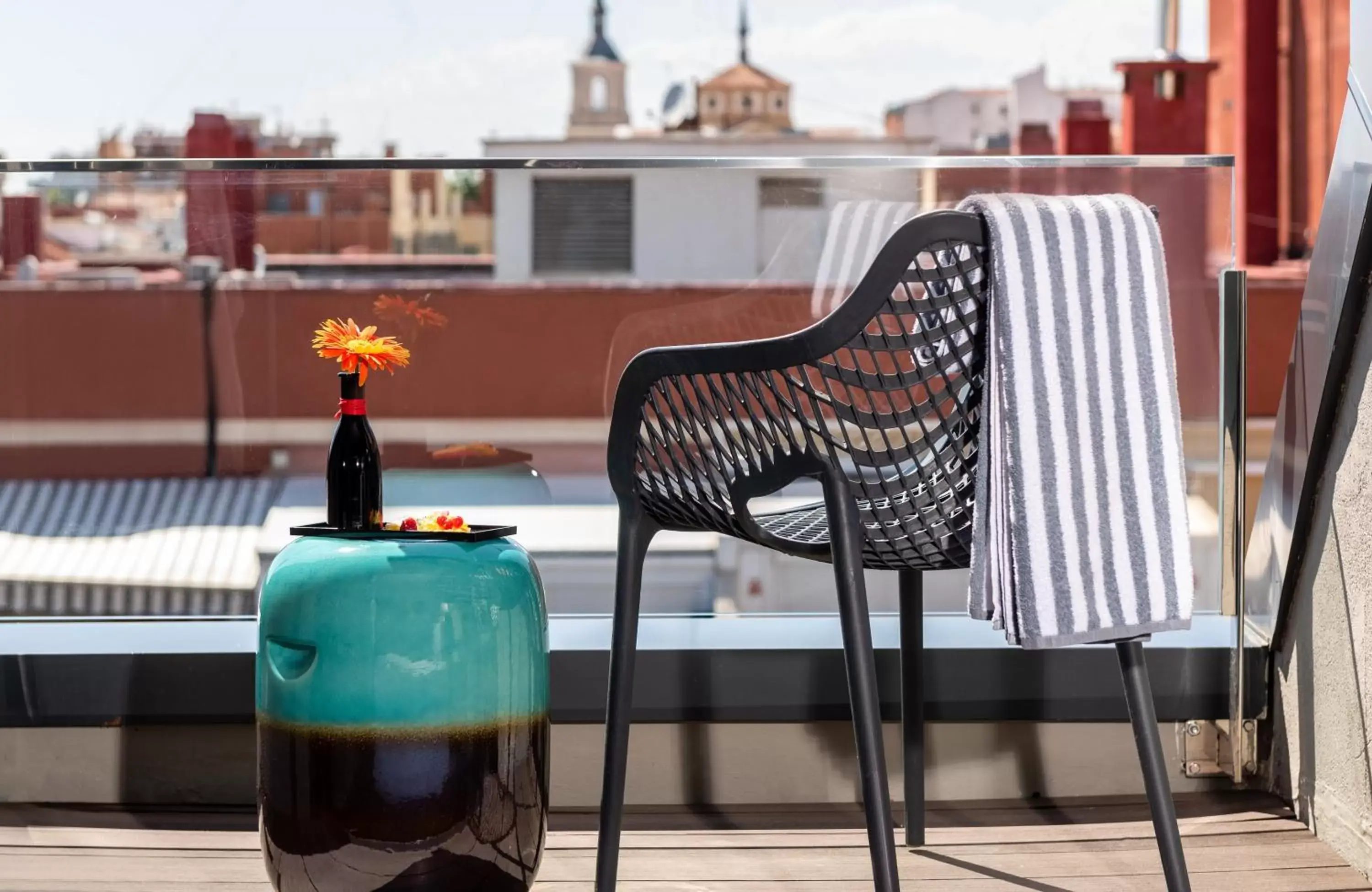 Photo of the whole room, Balcony/Terrace in NYX Hotel Madrid by Leonardo Hotels