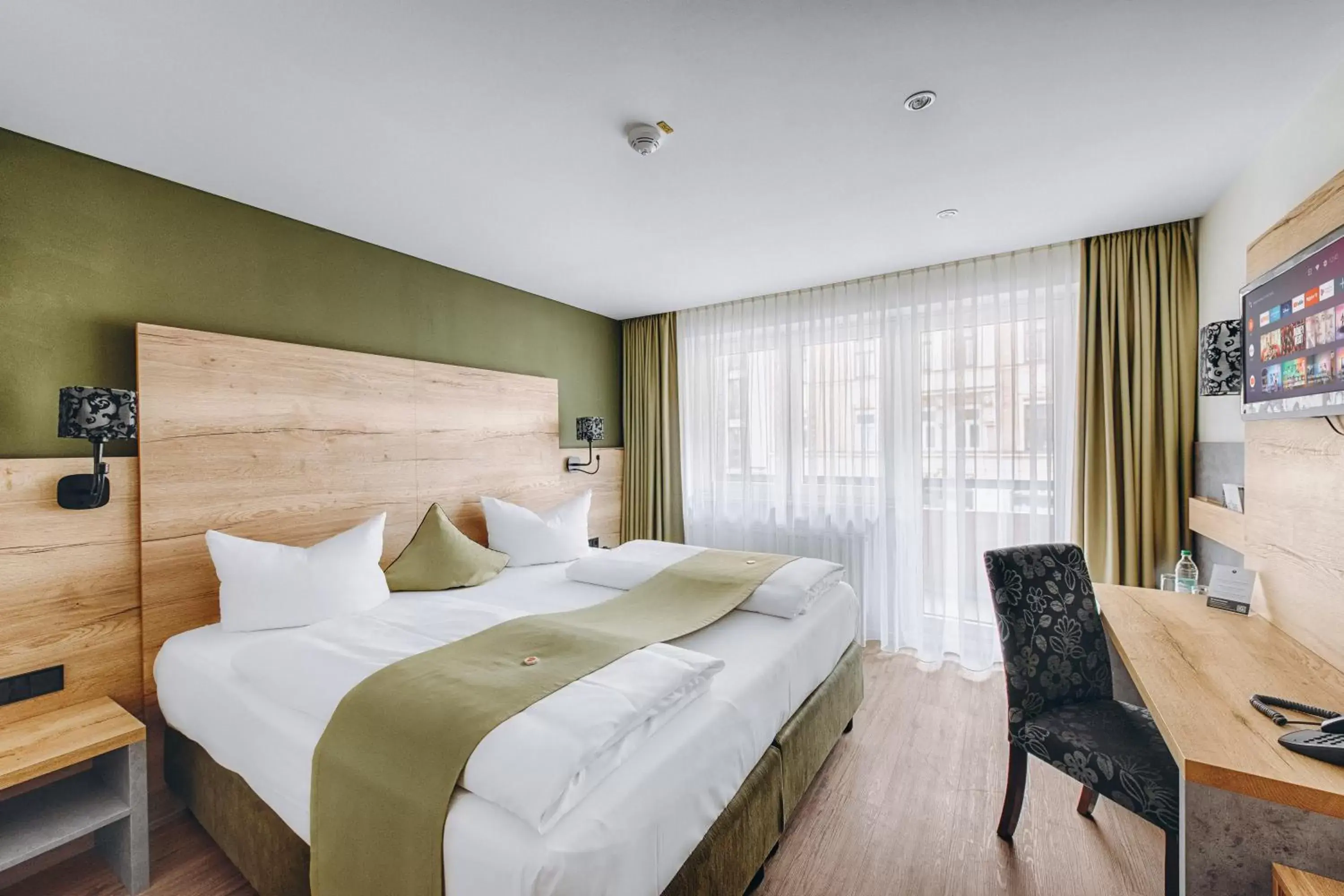 Bed in Hotel Isartor