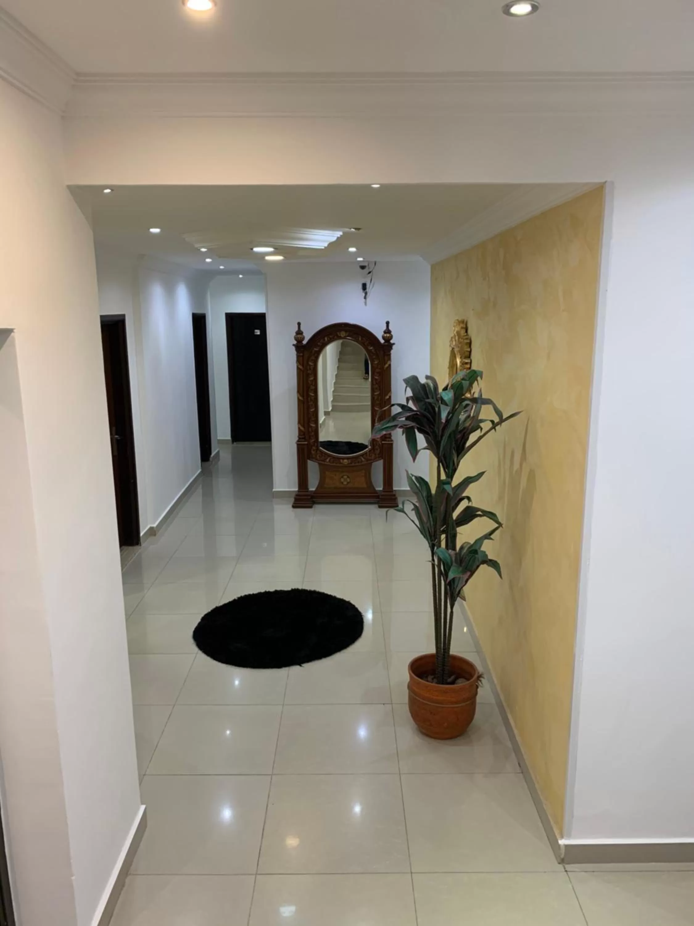 Lobby or reception in class hotel