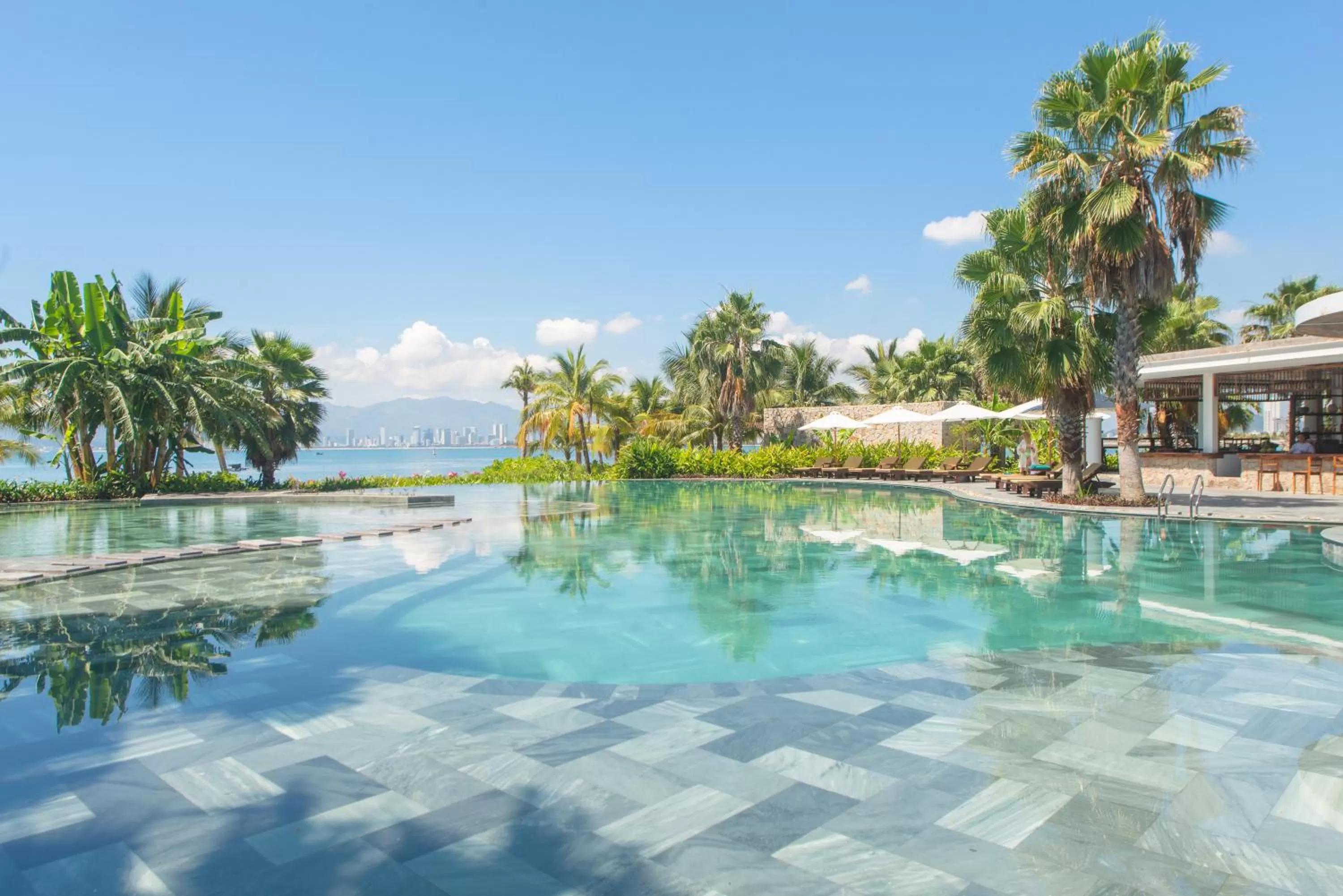 Garden view in Alibu Resort Nha Trang