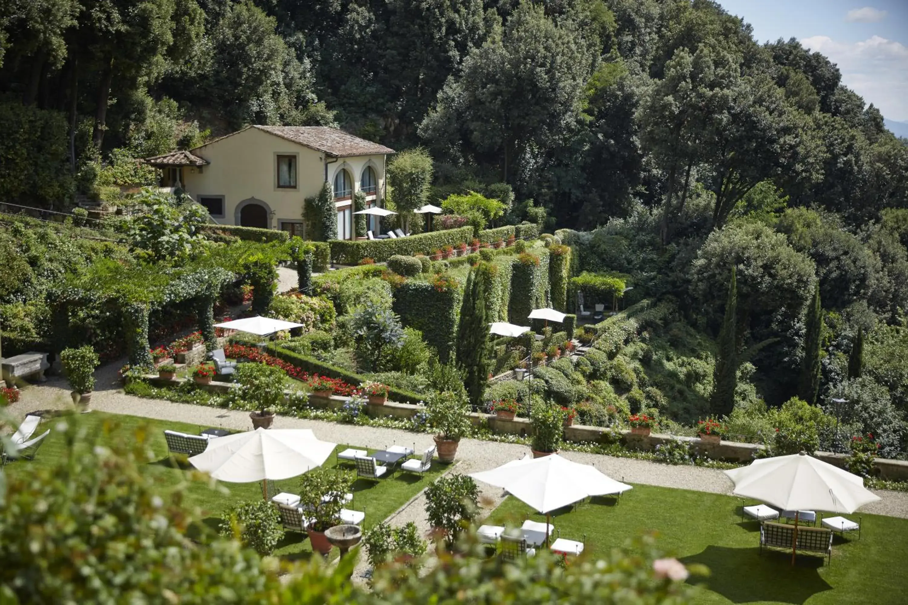 Garden, Bird's-eye View in Villa San Michele, A Belmond Hotel, Florence