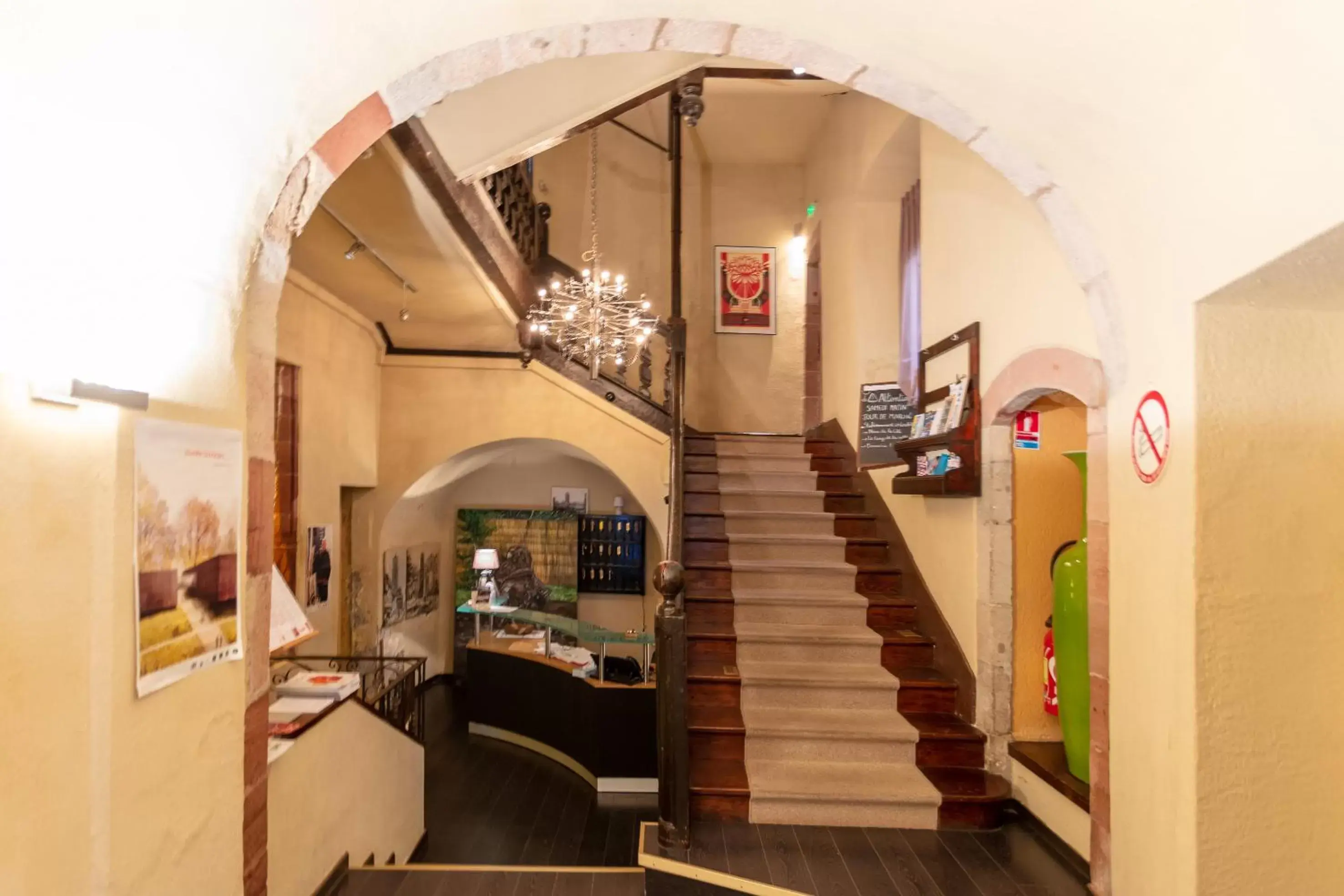 Lobby/Reception in Hotel du Clocher