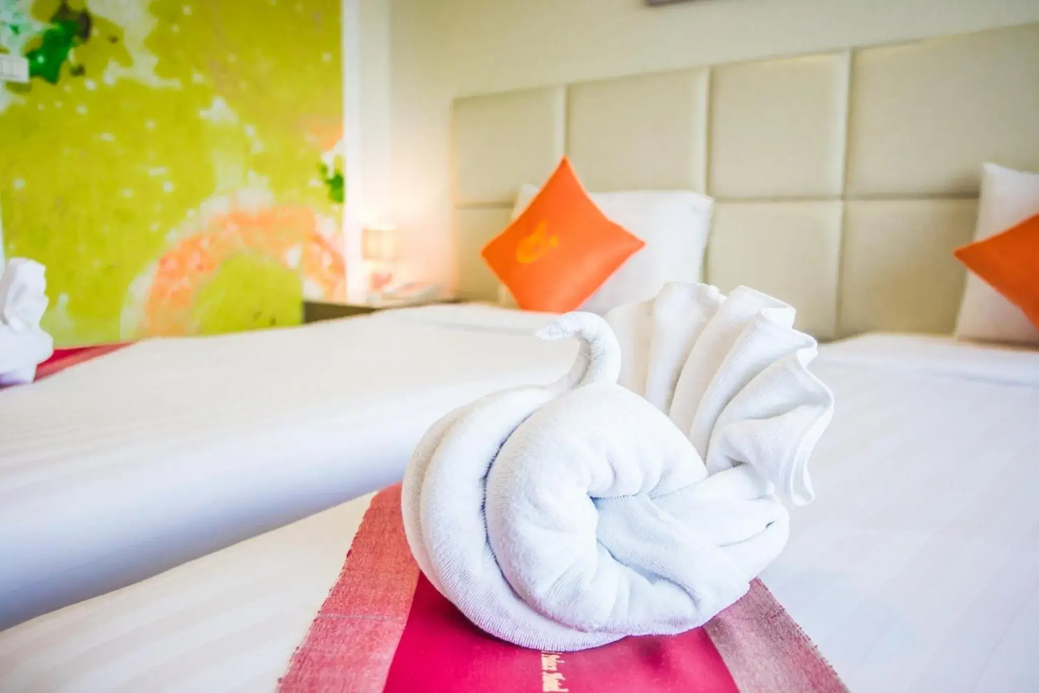 Bed in Ayara Grand Palace Hotel (SHA Extra Plus)