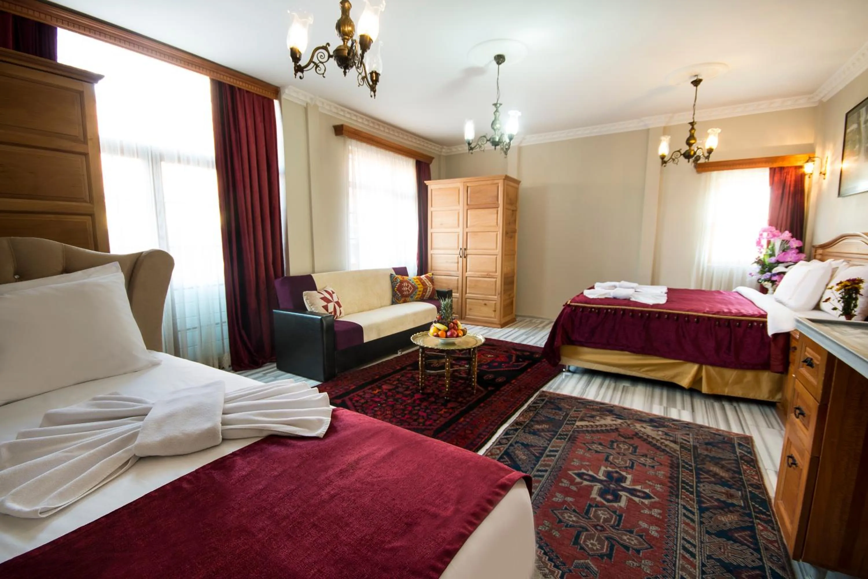 Bed in Sultan Corner Hotel