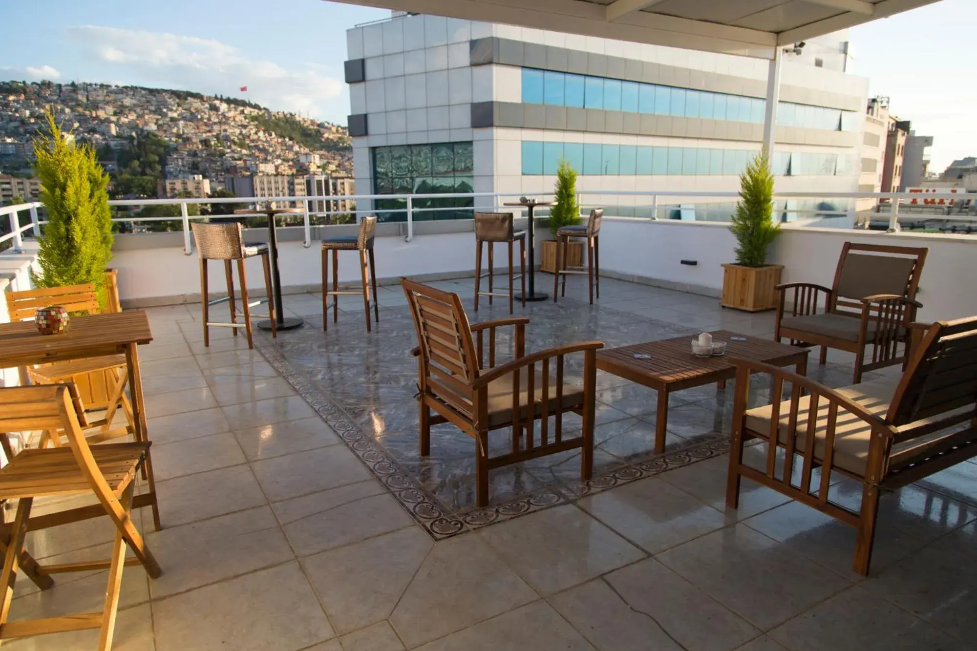 Patio in Blanca Hotel