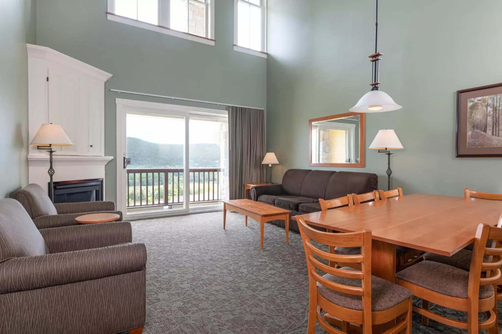 Living room, Seating Area in Jackson Gore Village on Okemo Mountain