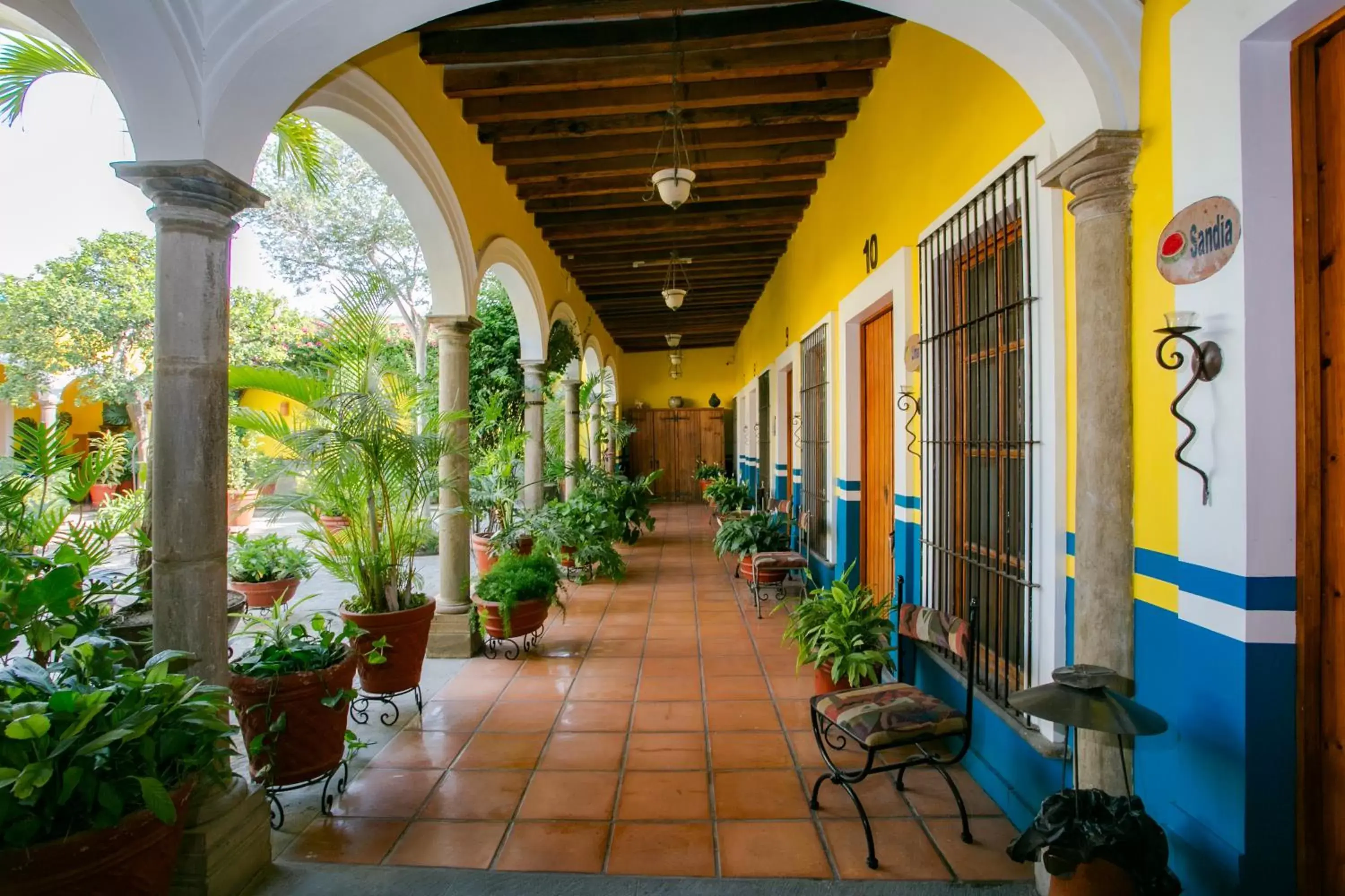 Garden in La Casa de los Patios Hotel & Spa