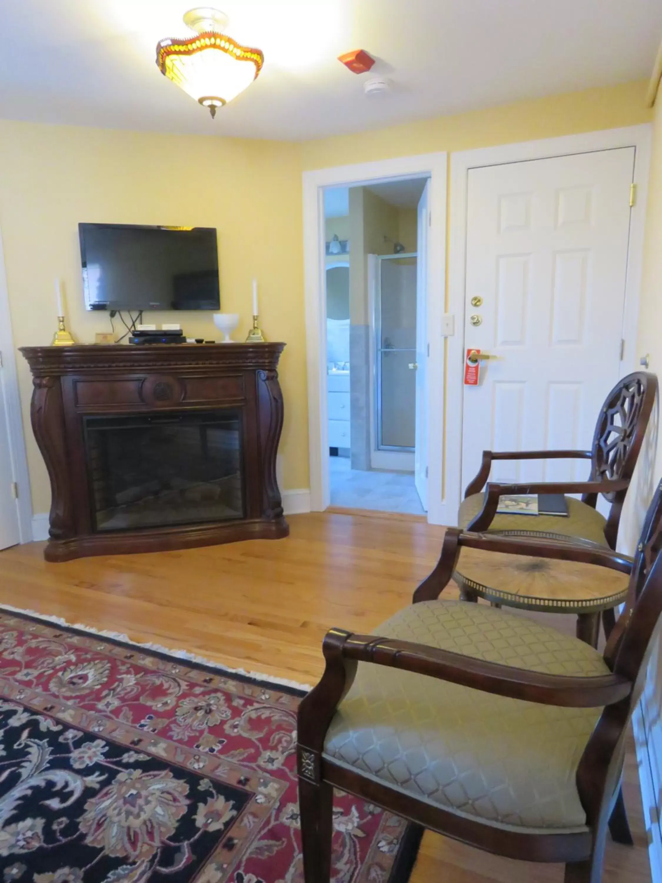 Seating Area in The Swope Manor Bed & Breakfast