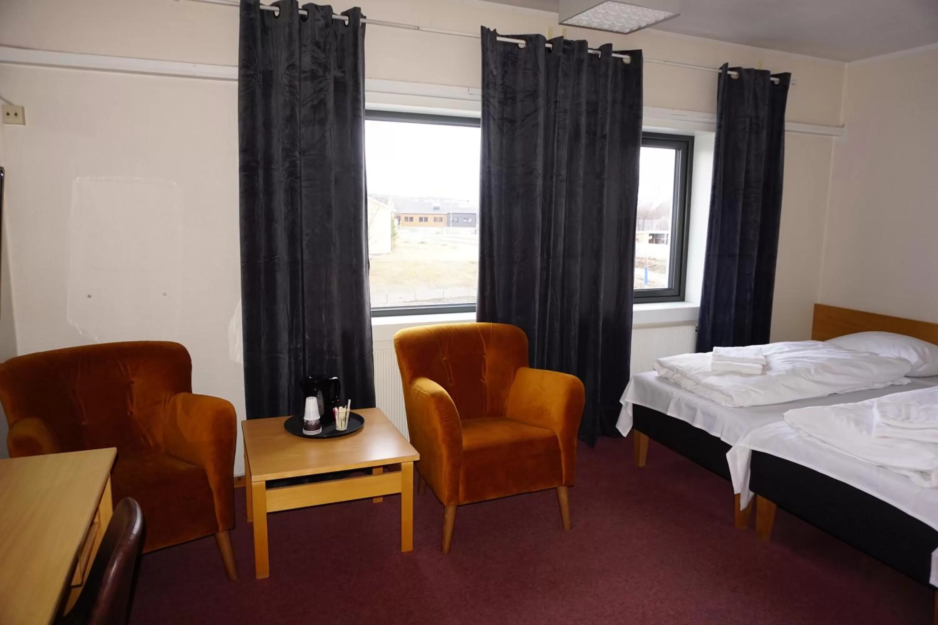 Photo of the whole room, Bed in Verdde Hotel Lakselv