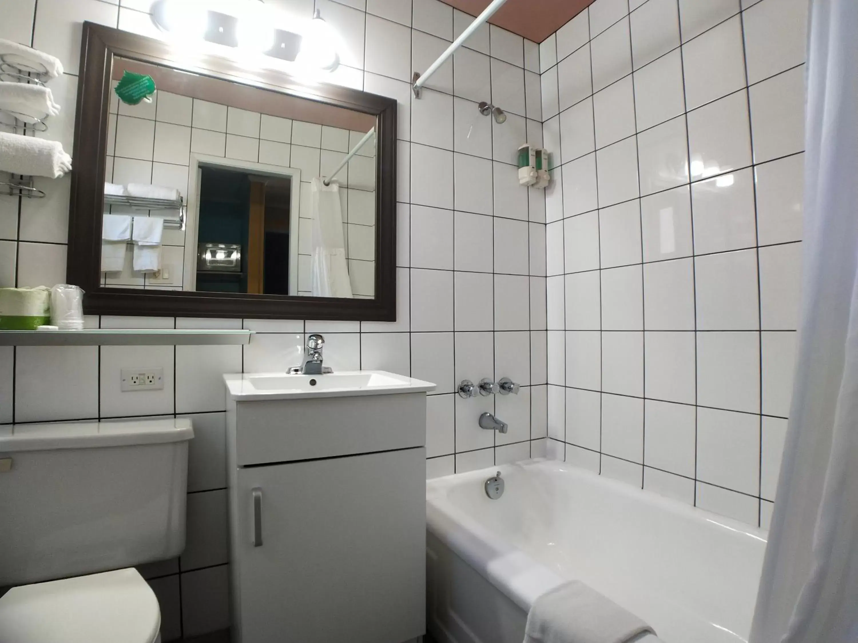 Shower, Bathroom in Alpine Inn & Suites