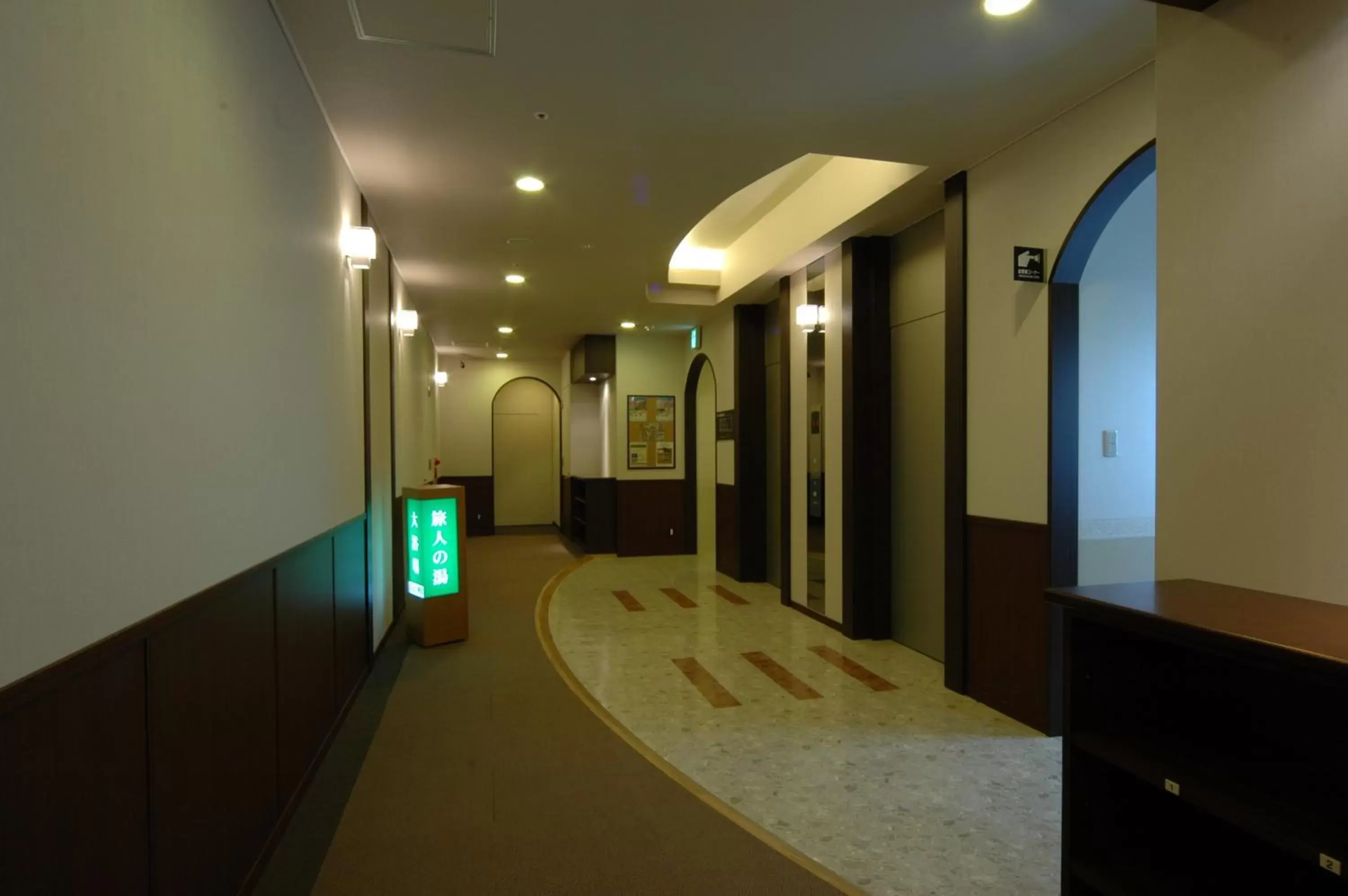 Decorative detail in Hotel Route-Inn Kushiro Ekimae