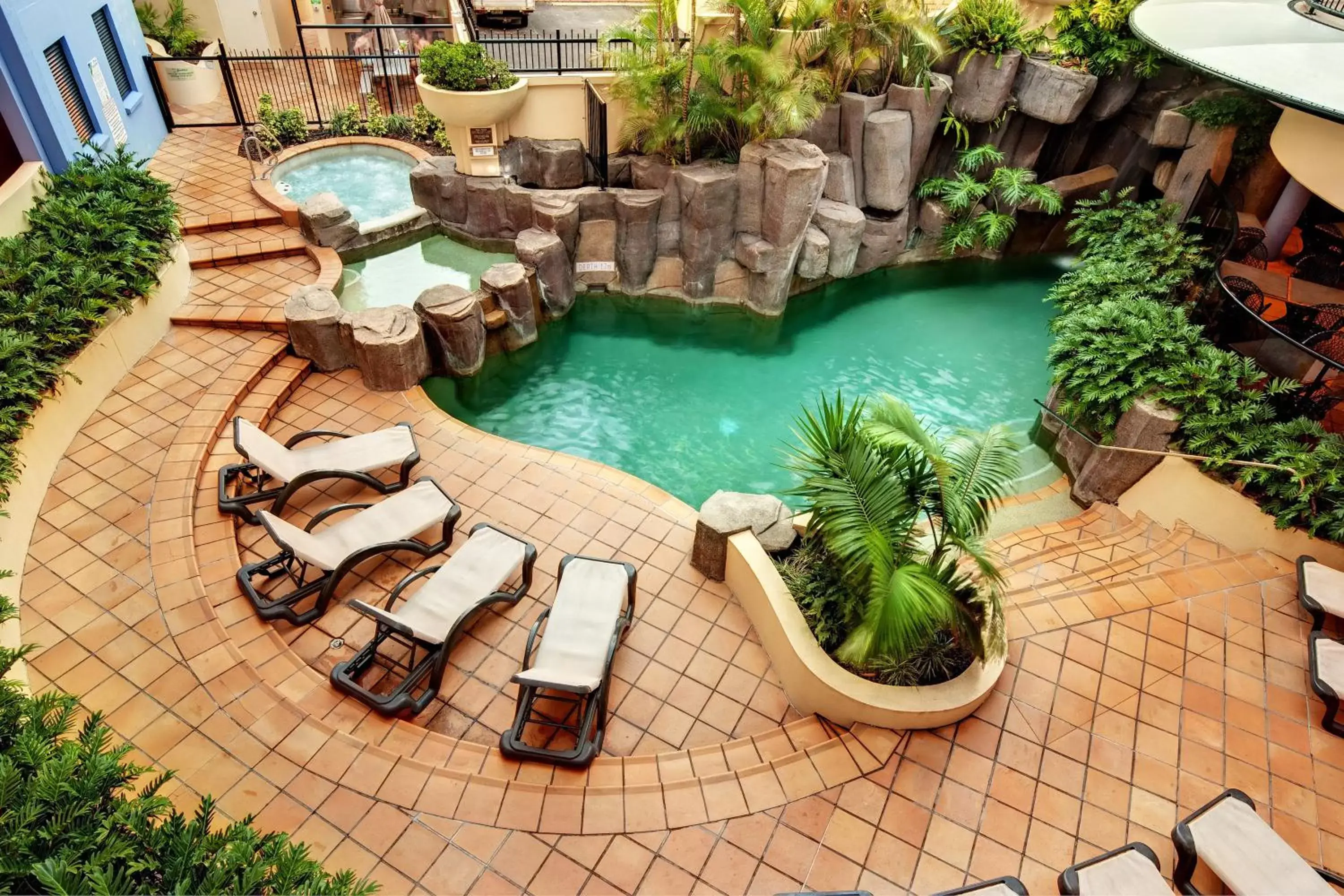 Swimming pool, Pool View in Nautilus Resort Mooloolaba