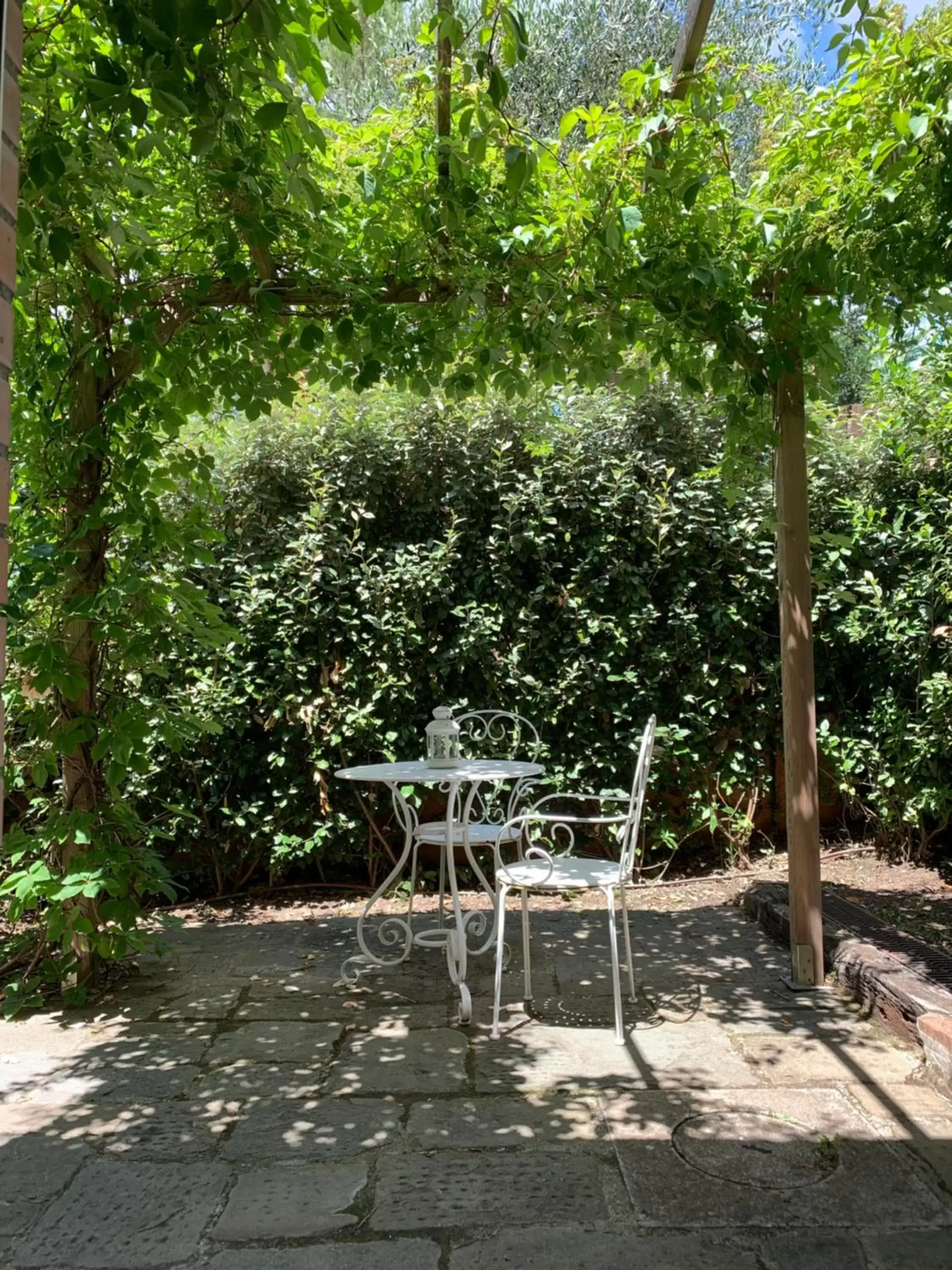 Patio in La Coroncina Lodging