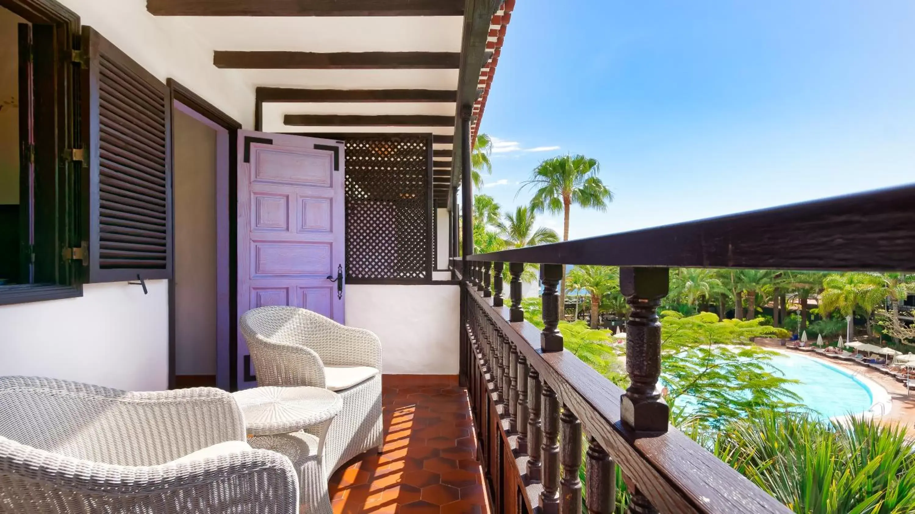 Patio, Balcony/Terrace in Hotel Parque Tropical