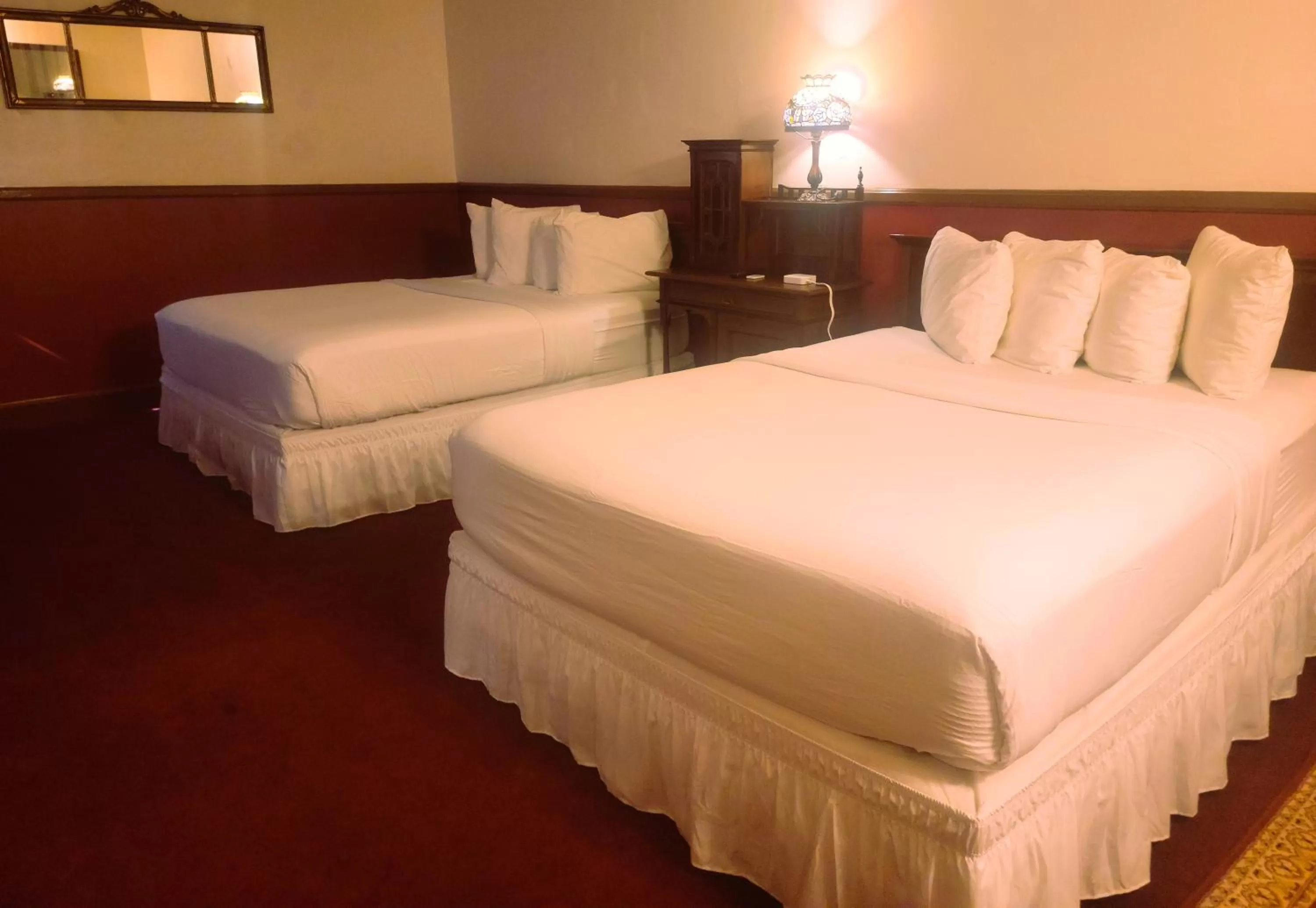 Bed in Copper Queen Hotel