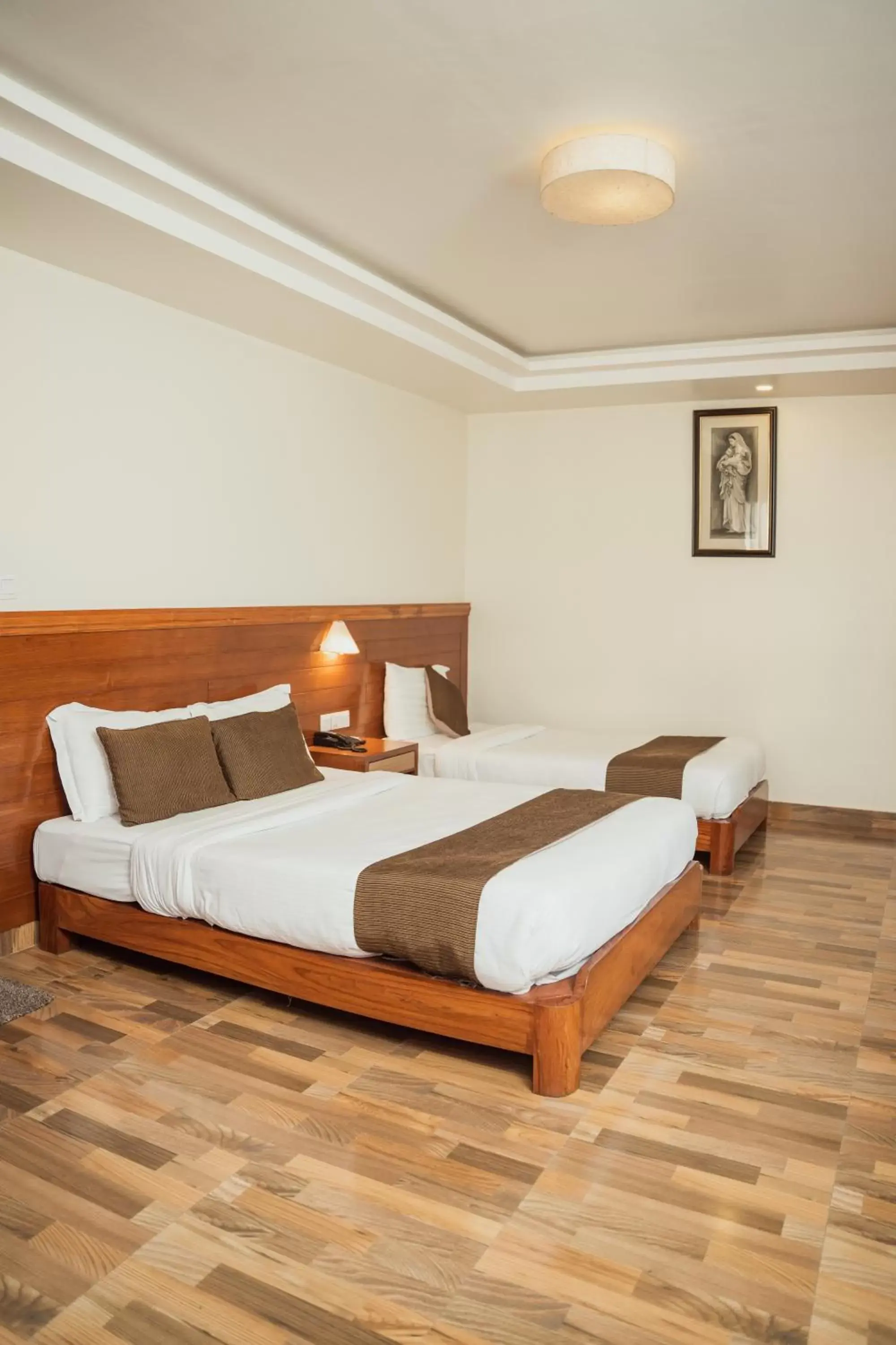 Photo of the whole room, Bed in Mount View Pokhara