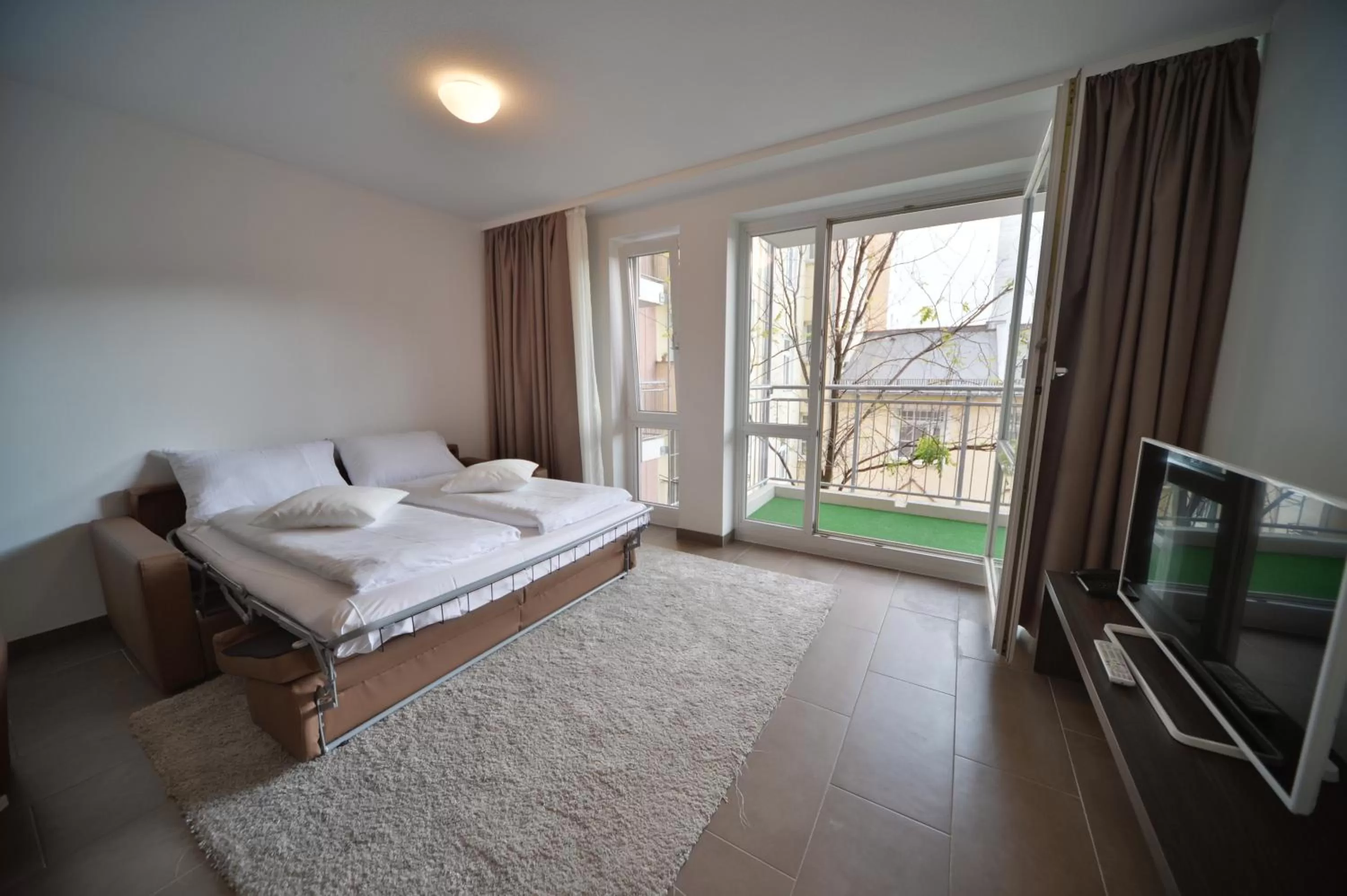 Bed in Bayer's Boardinghouse und Hotel