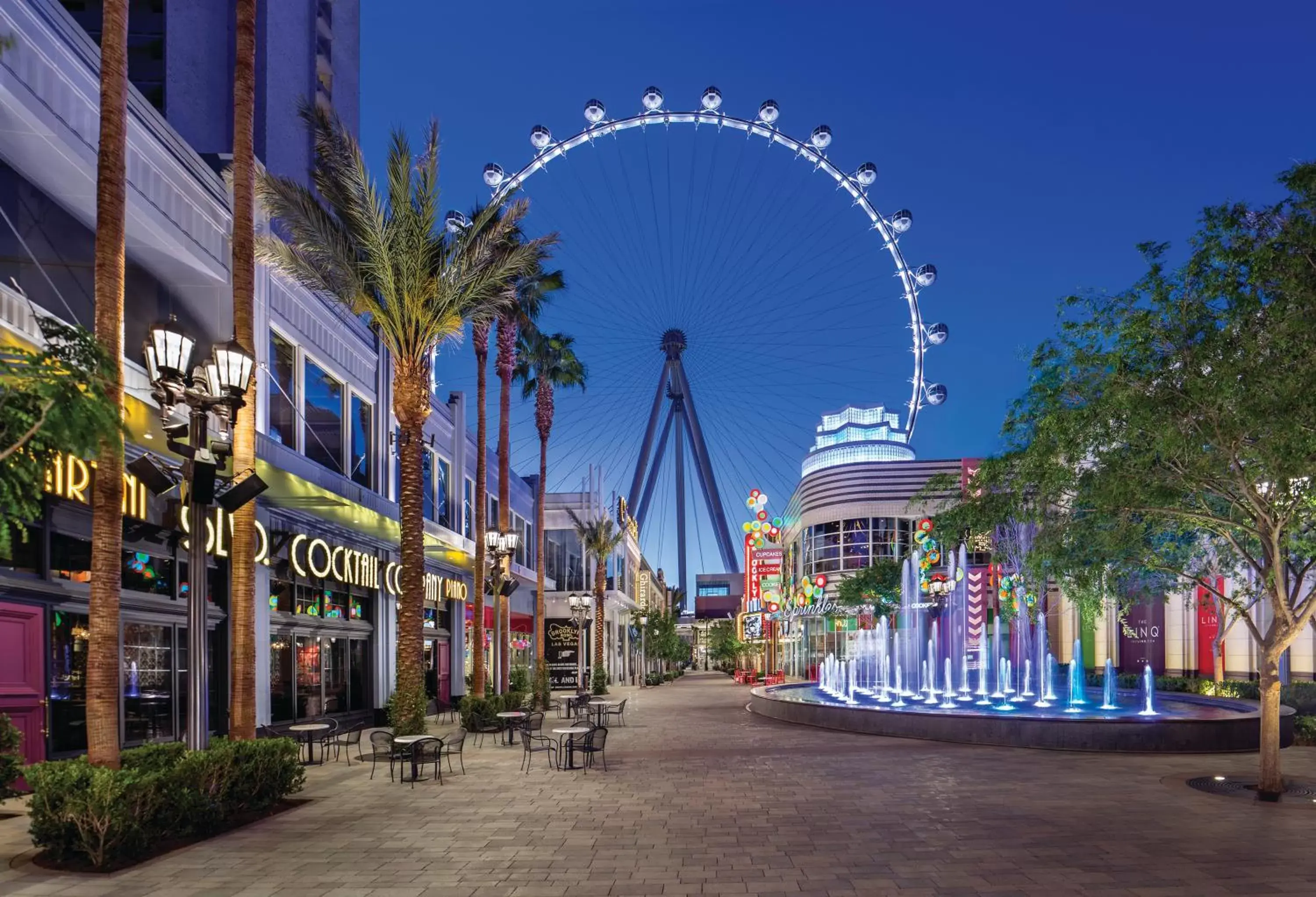 Area and facilities in The LINQ Hotel and Casino