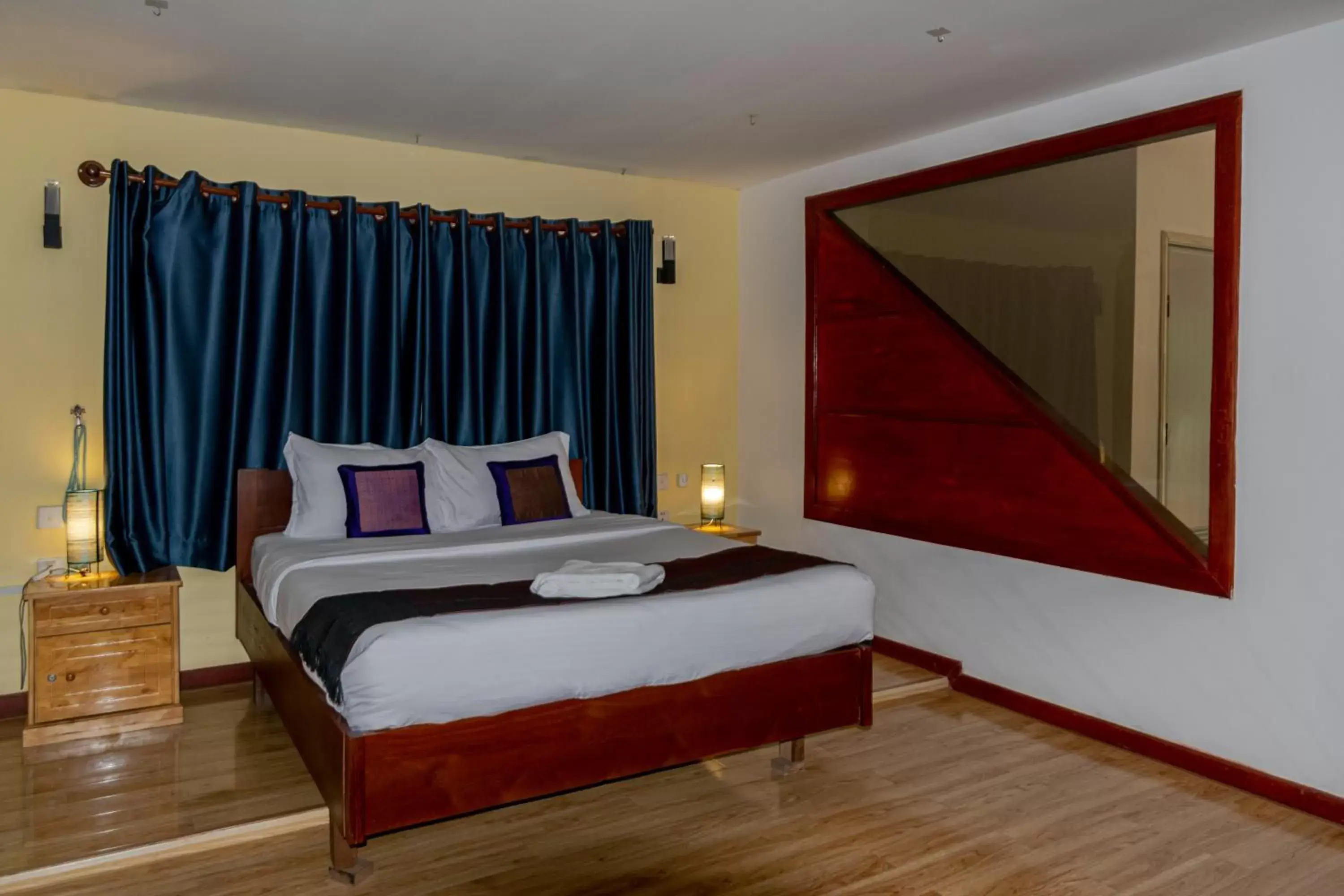 Bed in Samathi Lake Resort Bed in Samathi Lake Resort