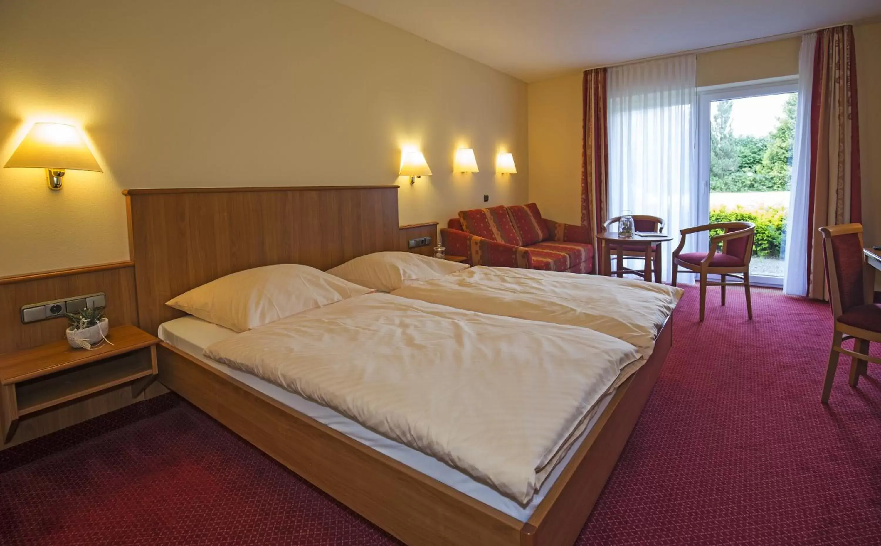 Bed in Hotel Wittensee Schützenhof