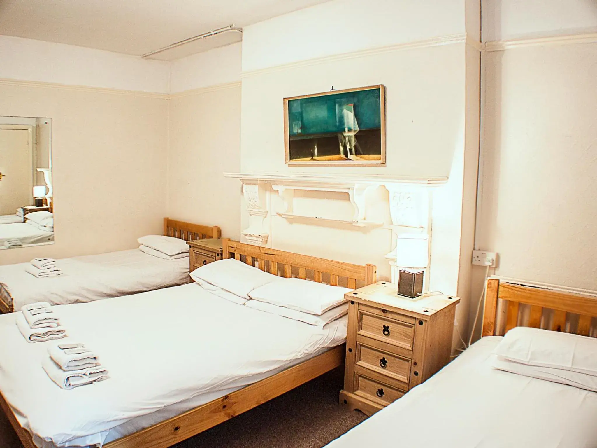 Bed in The Queensbury Hotel