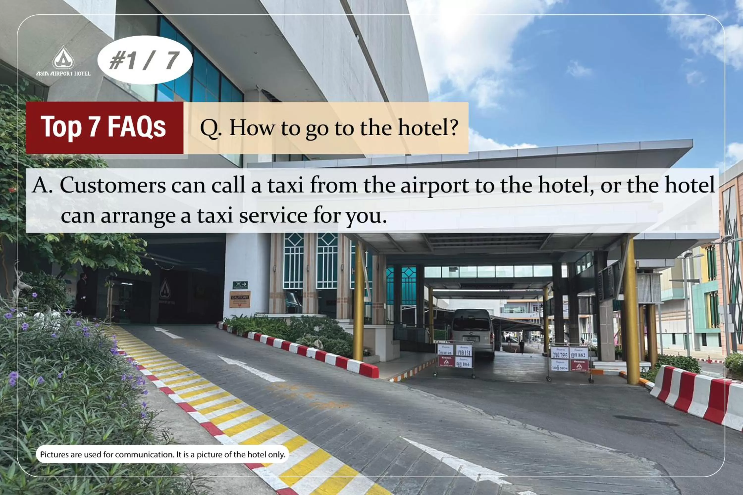 Text overlay in Asia Airport Hotel