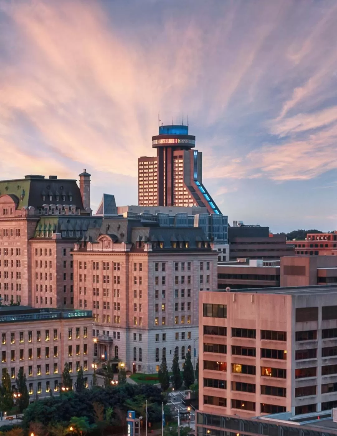 Bird's eye view in Hôtel Le Concorde Québec